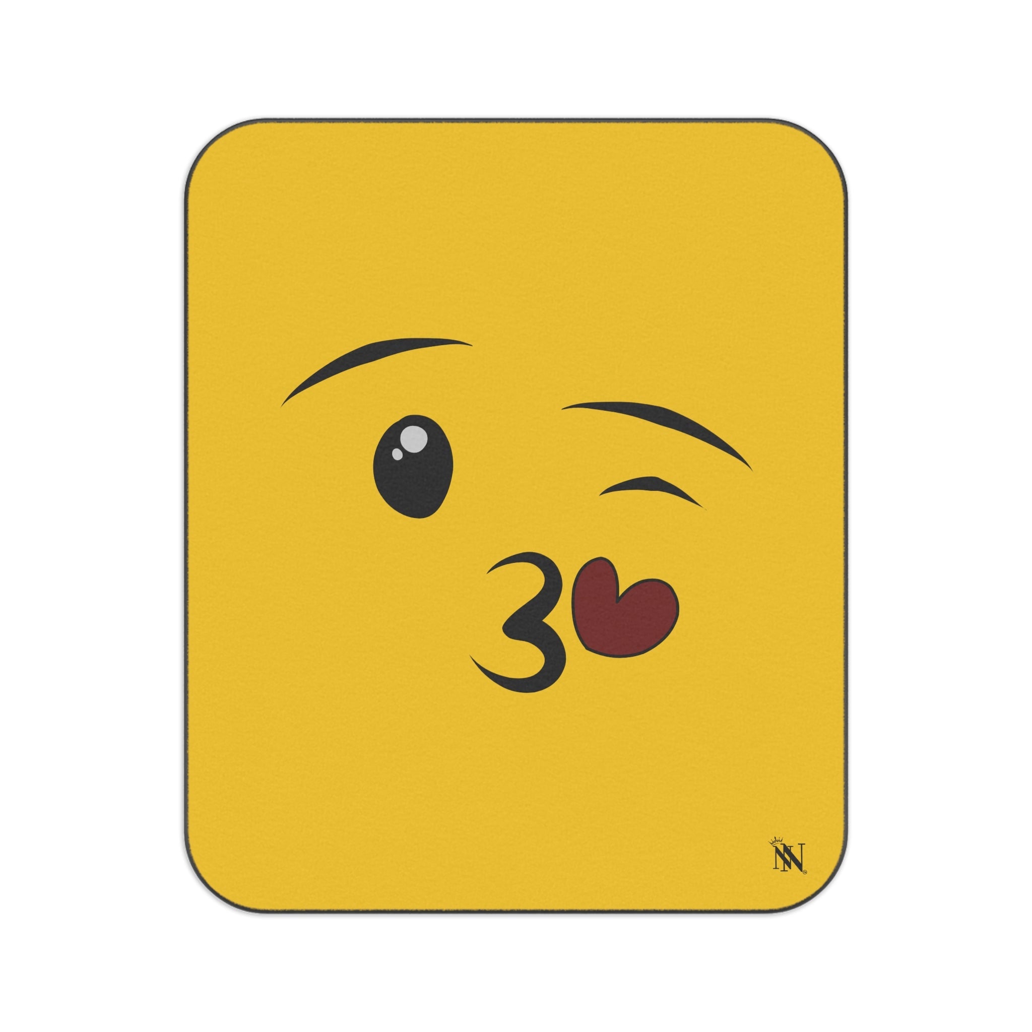 Emoji Kiss | Mix Match Fun-Flirty Lovers’ Water-Resistant Blankets