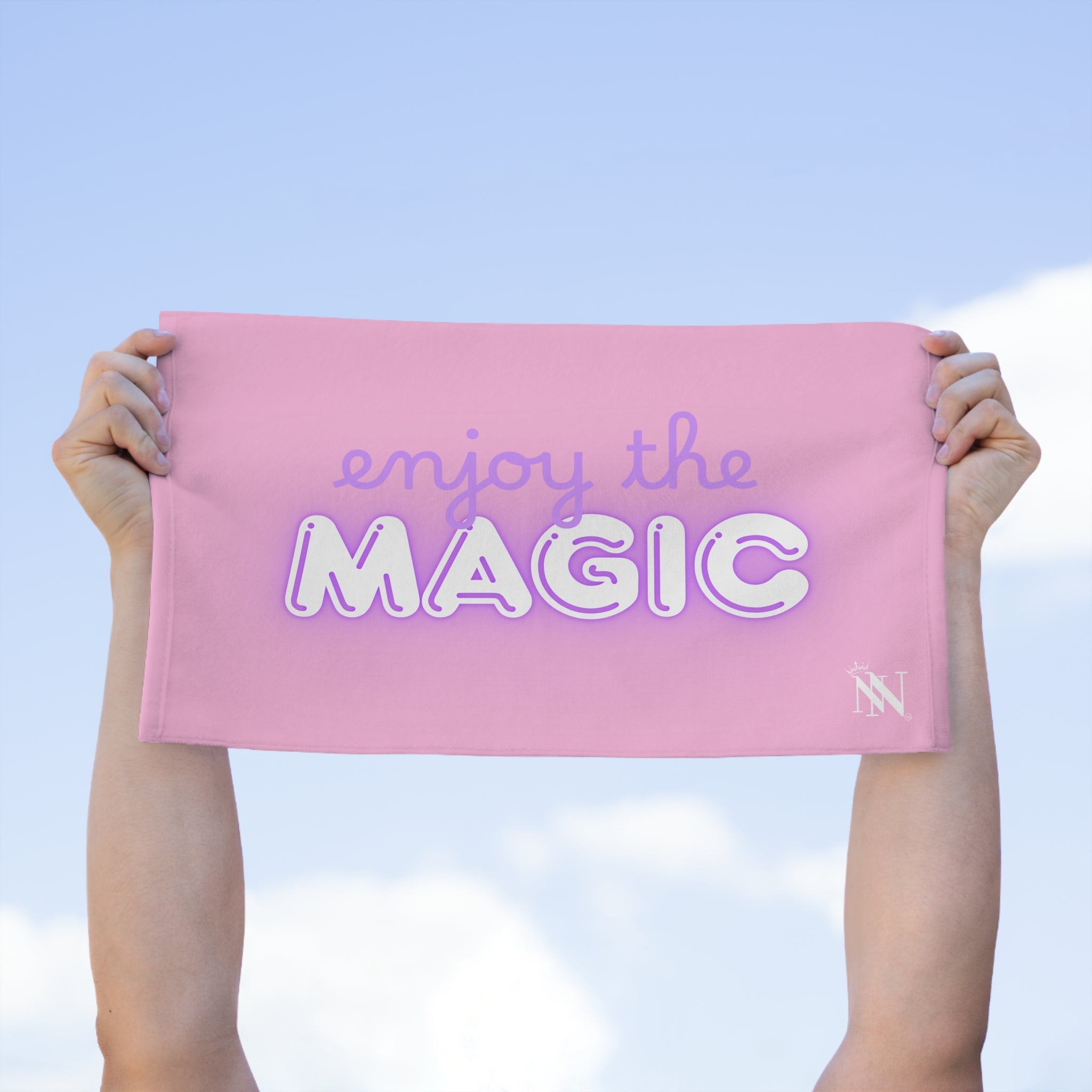 Enjoy the Magic Light Pink | Mix & Match Soft Fun-Flirty Lovers’ Towels