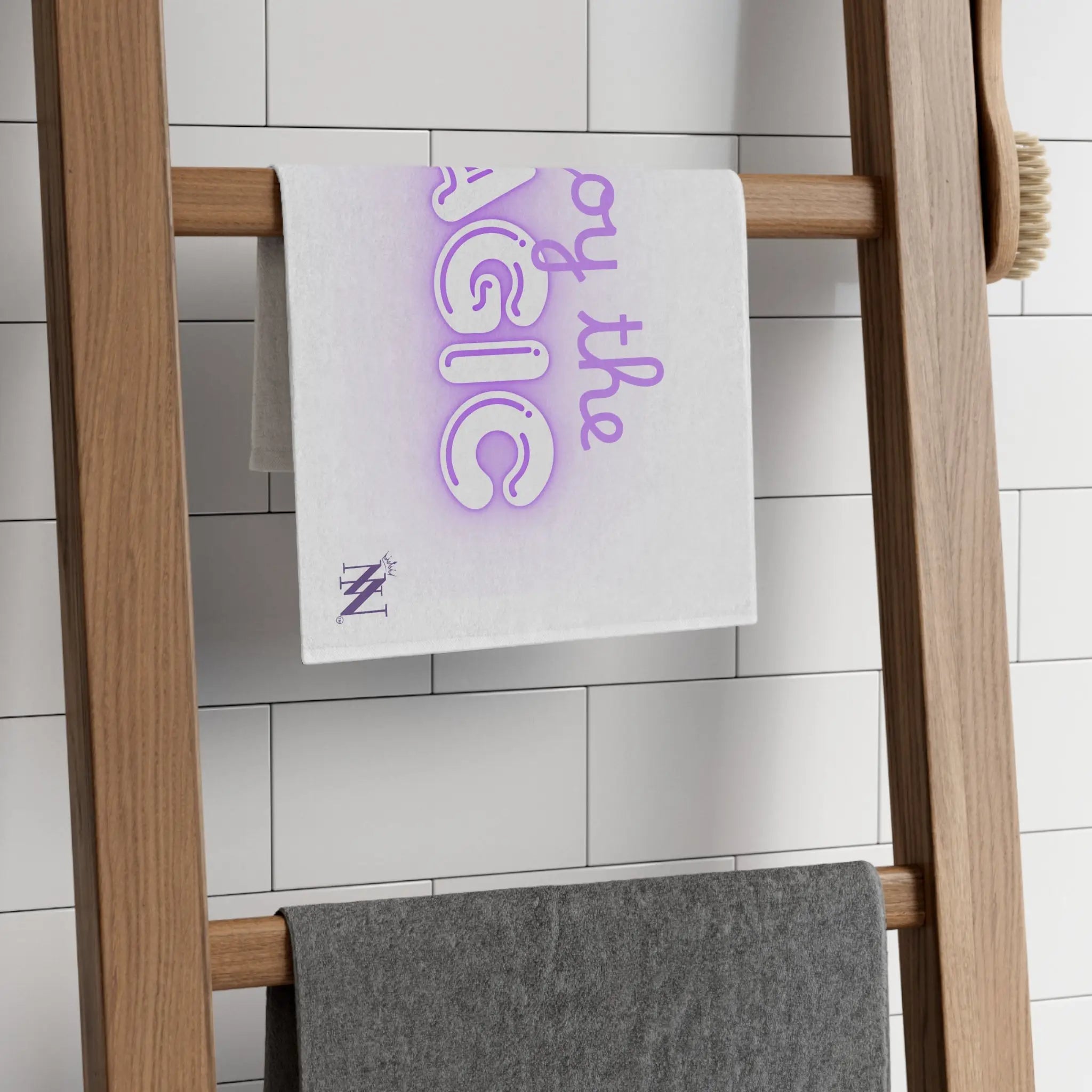 Enjoy the Magic White | Mix & Match Soft Fun-Flirty Lovers’ Towels