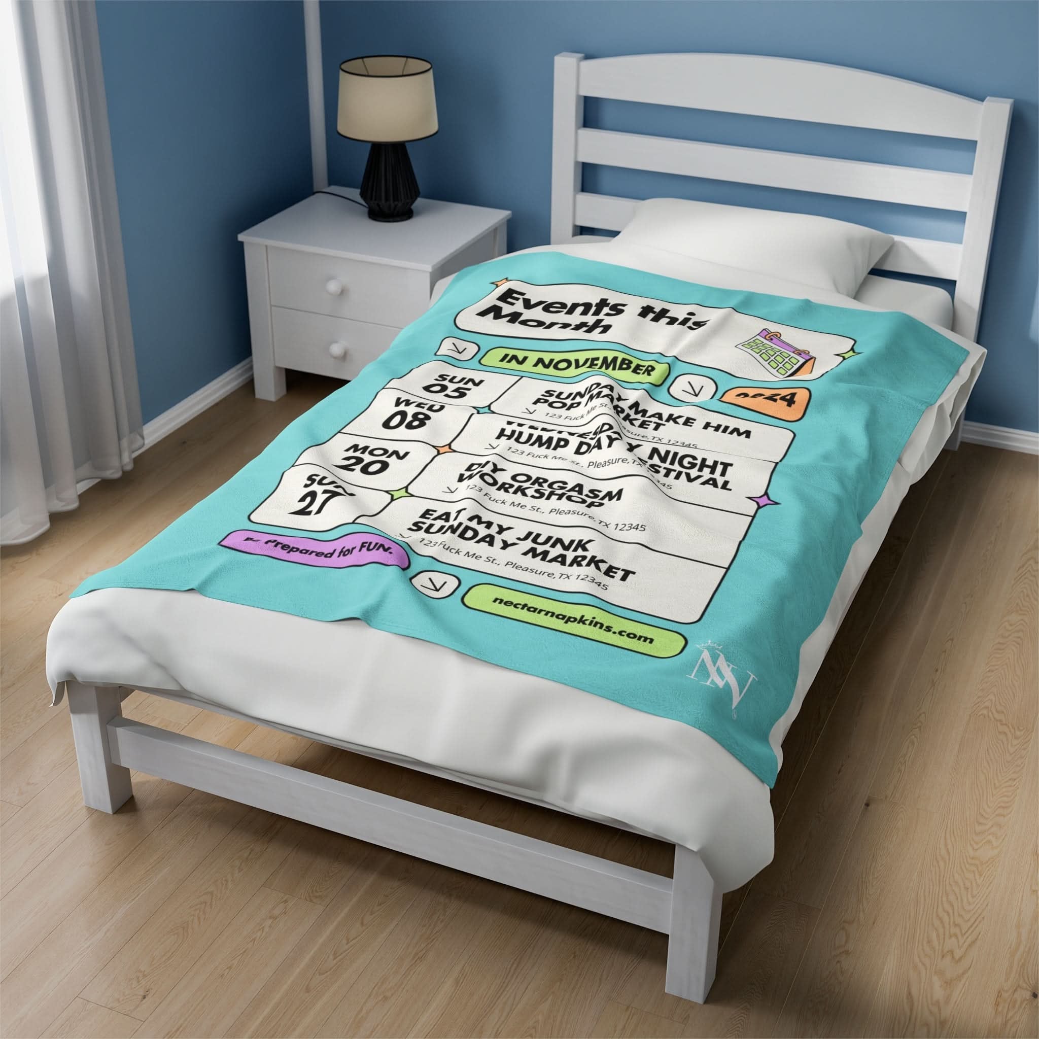 Events this Month | Mix & Match Fun-Flirty Loversā Blankets