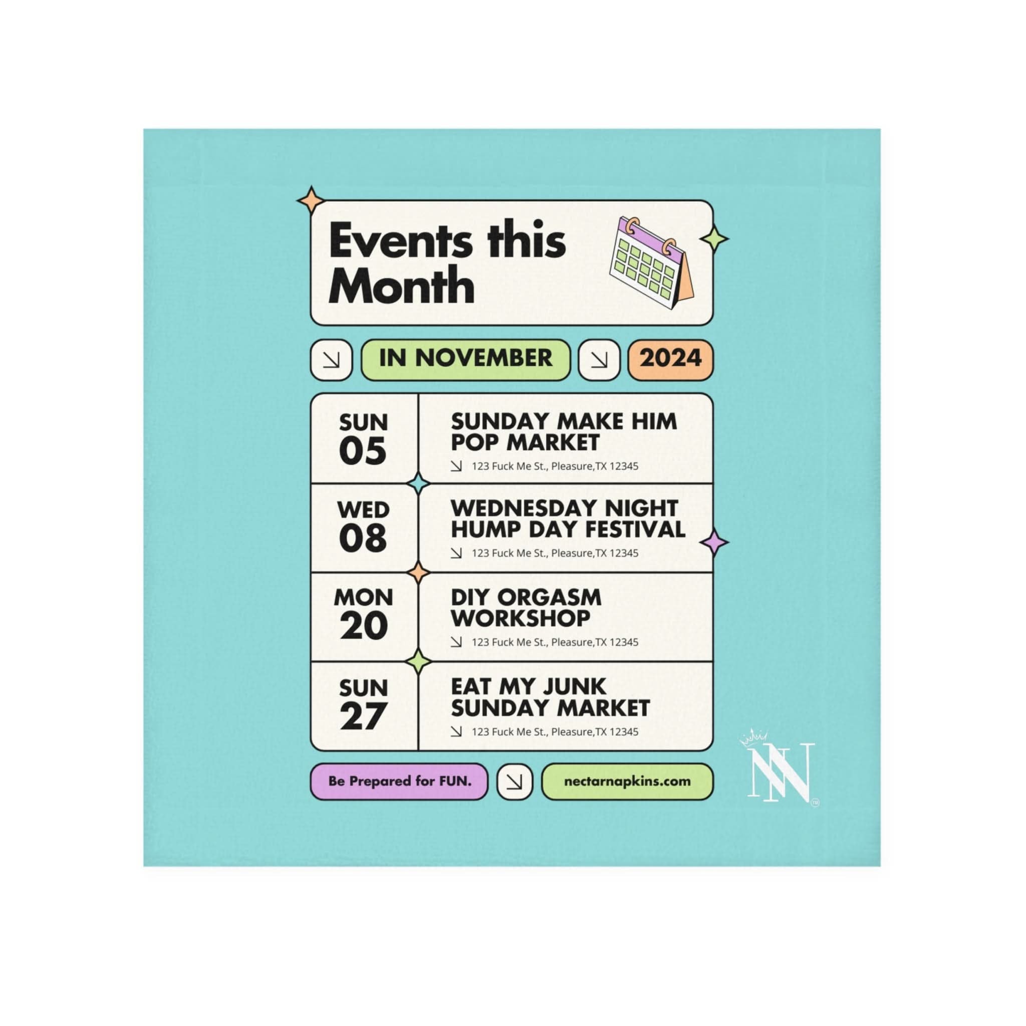 Events this Month | Mix & Match Lils’ Fun-Flirty Lovers’ Towels