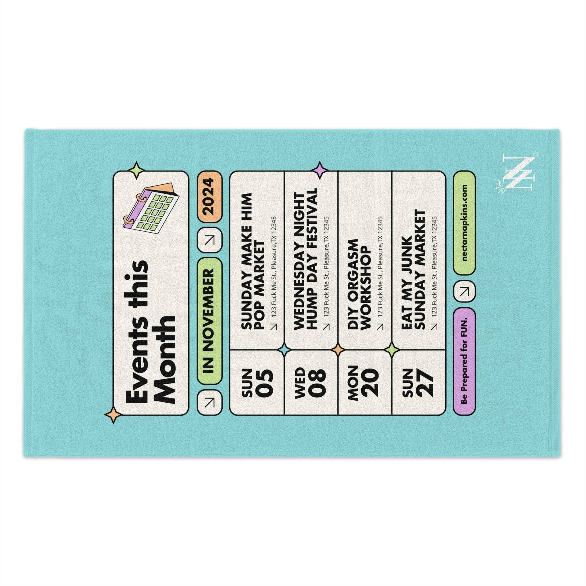 Events This Month | Mix & Match Soft Fun-Flirty Lovers’ Towels
