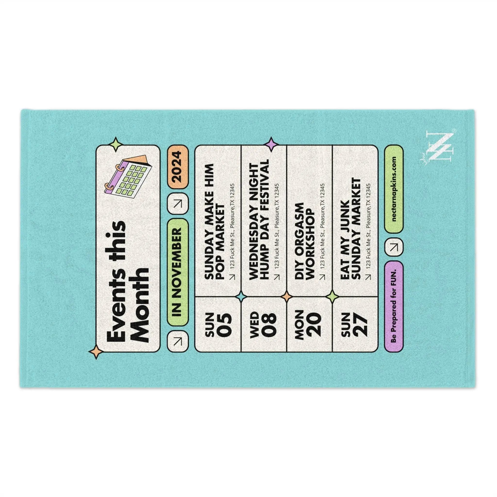 Events This Month | Mix & Match Soft Fun-Flirty Lovers’ Towels