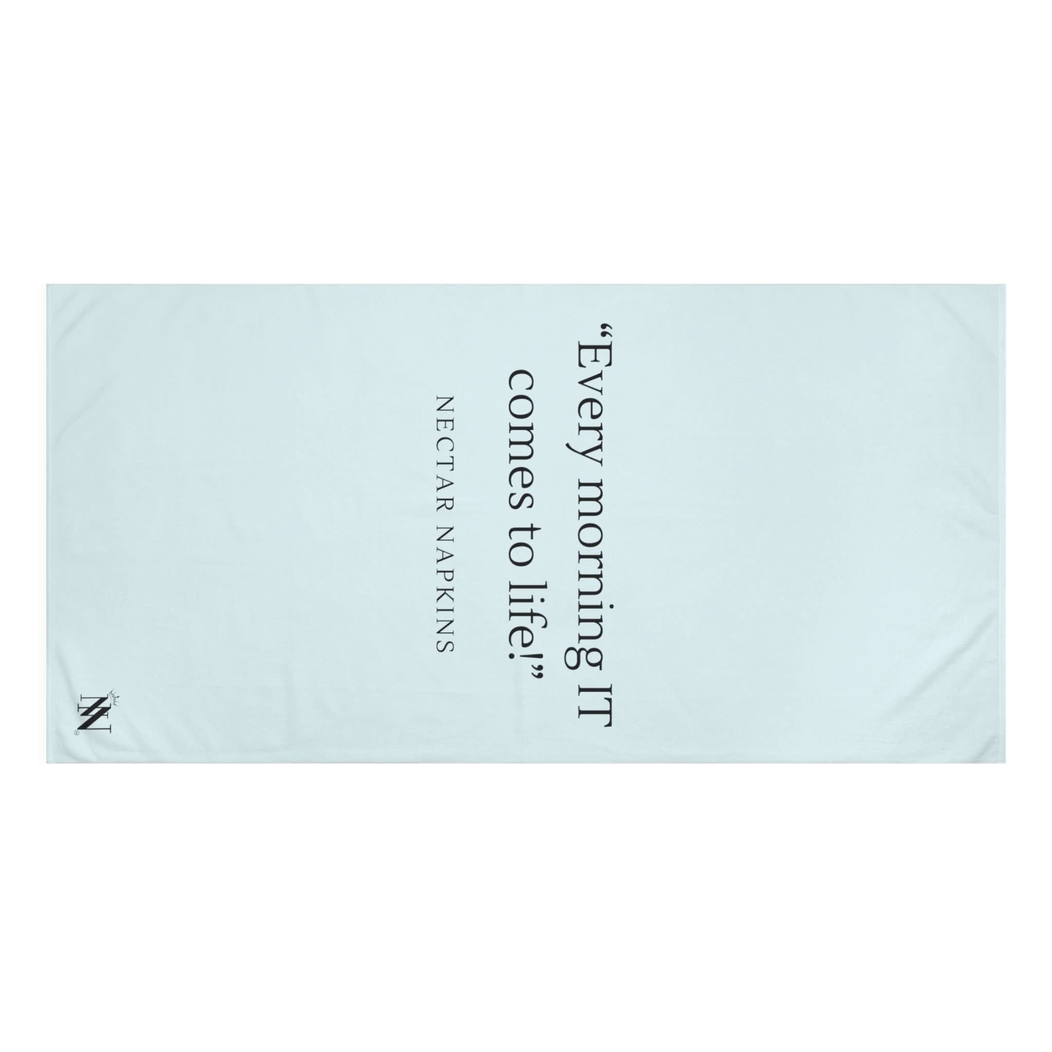 Every Morning It Comes To Life | Mix & Match Naughty XL Fun-Flirty Lovers’ Towels