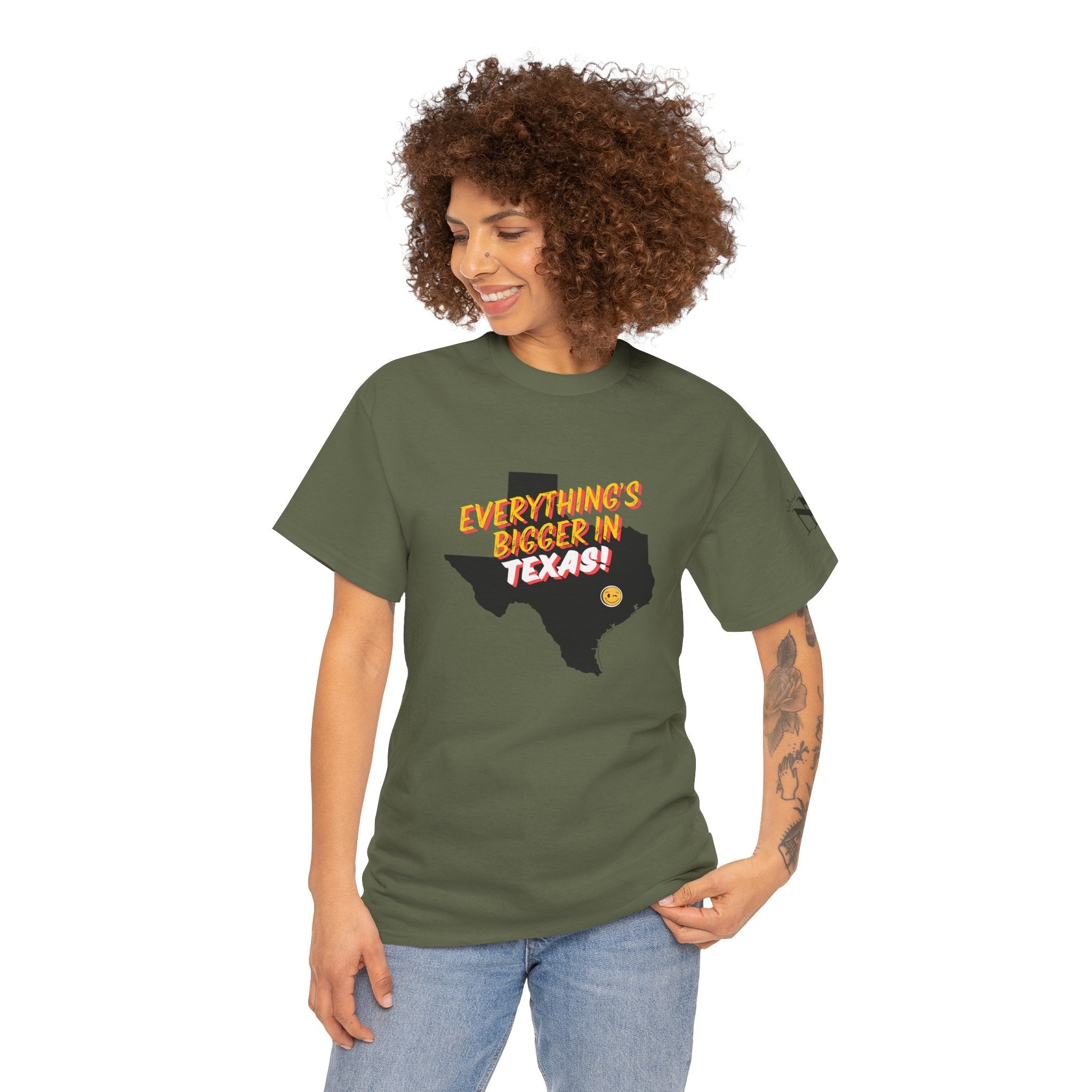 Everything’s Bigger in Texas | Mix & Match 100% Cotton Unisex Fun-Flirty Lovers’ Tees