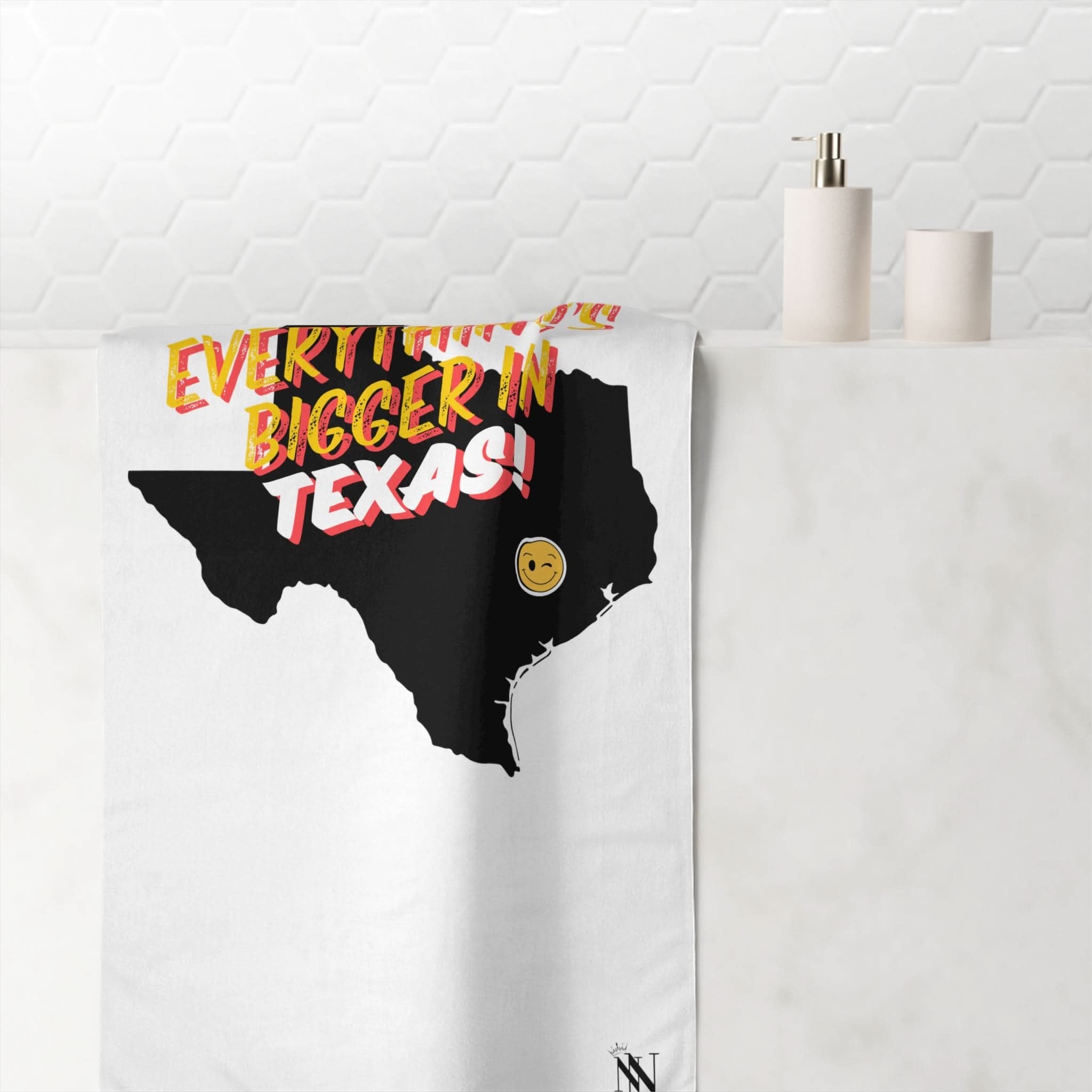Everything’s Bigger in Texas | Mix & Match Naughty XL Fun-Flirty Lovers’ Towels