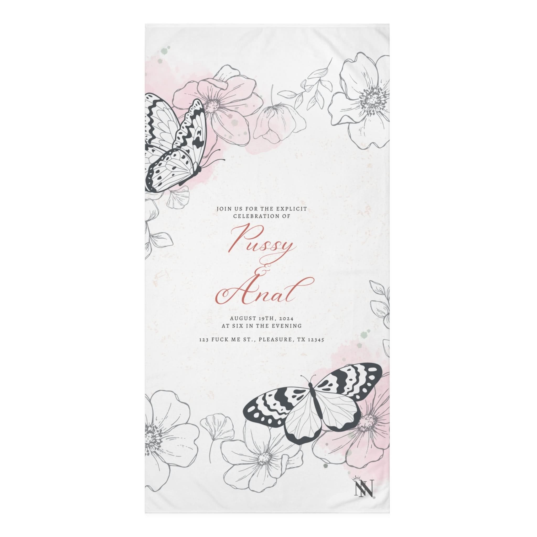 Explicit Celebration | Mix & Match Naughty XL Fun-Flirty Lovers’ Towels