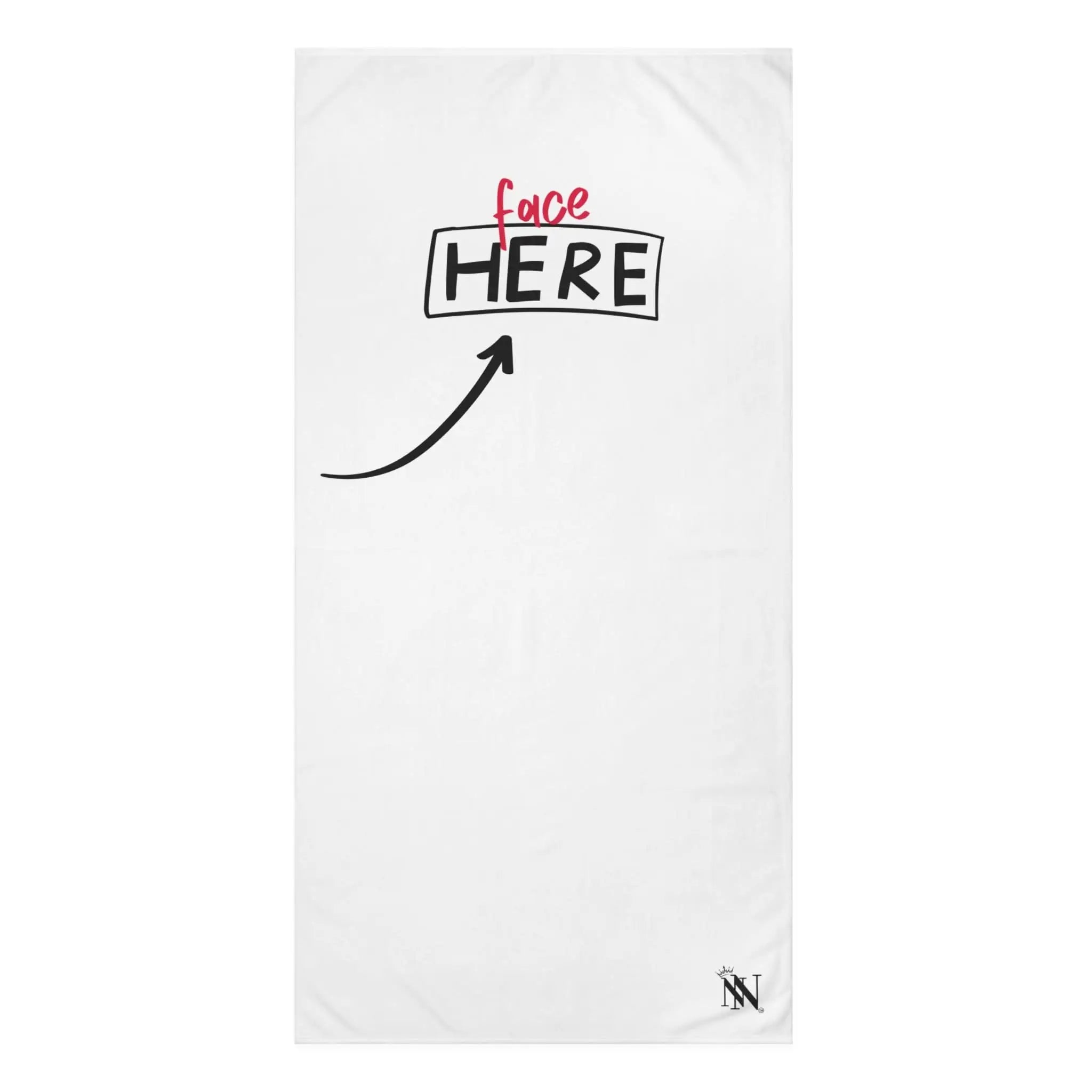Face Here | Mix & Match Naughty XL Fun-Flirty Lovers’ Towels