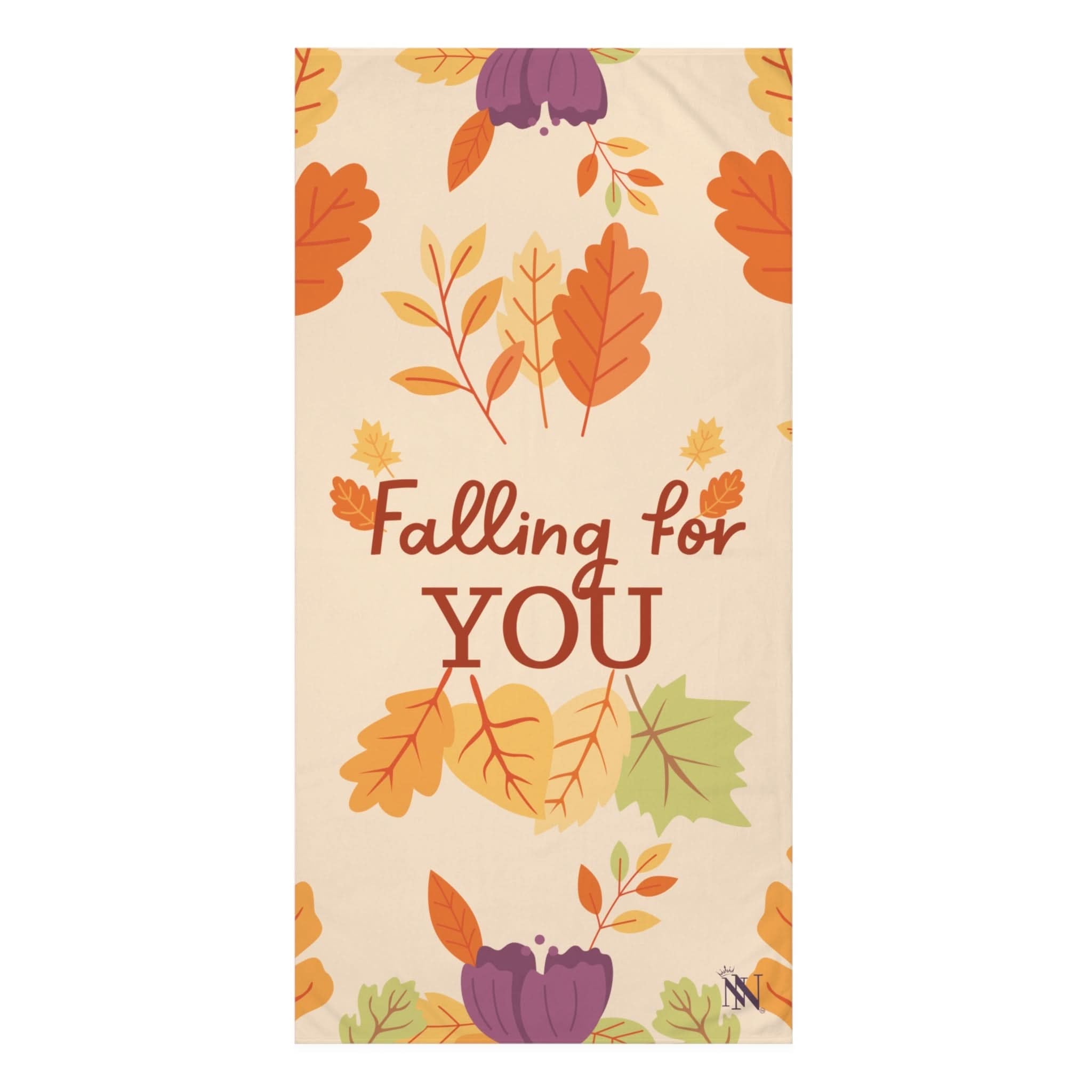 Falling For You Fun XL Cum Towel | Big Bold & Sexy Stylish