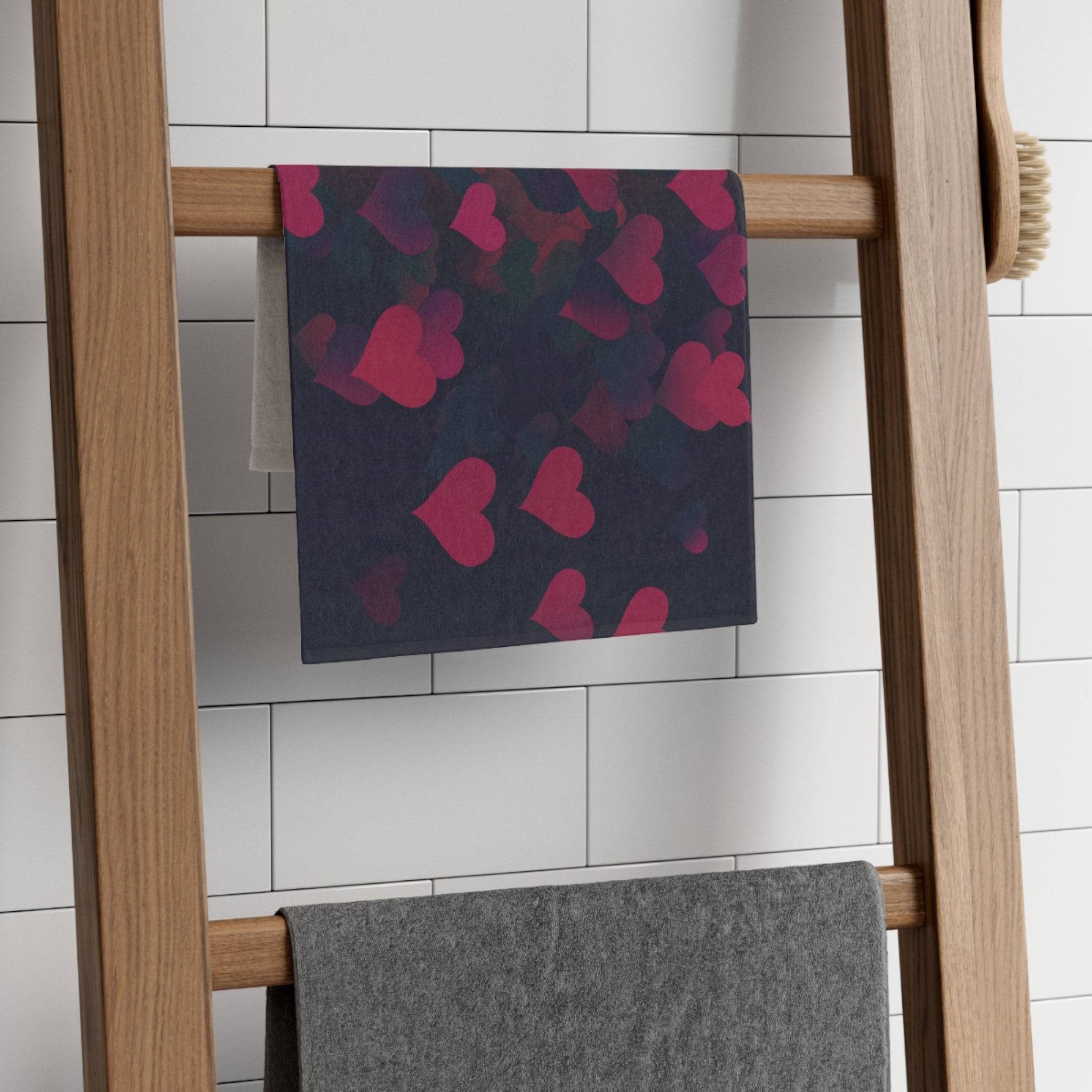 Falling Hearts | Mix & Match Soft Fun-Flirty Lovers’ Towels