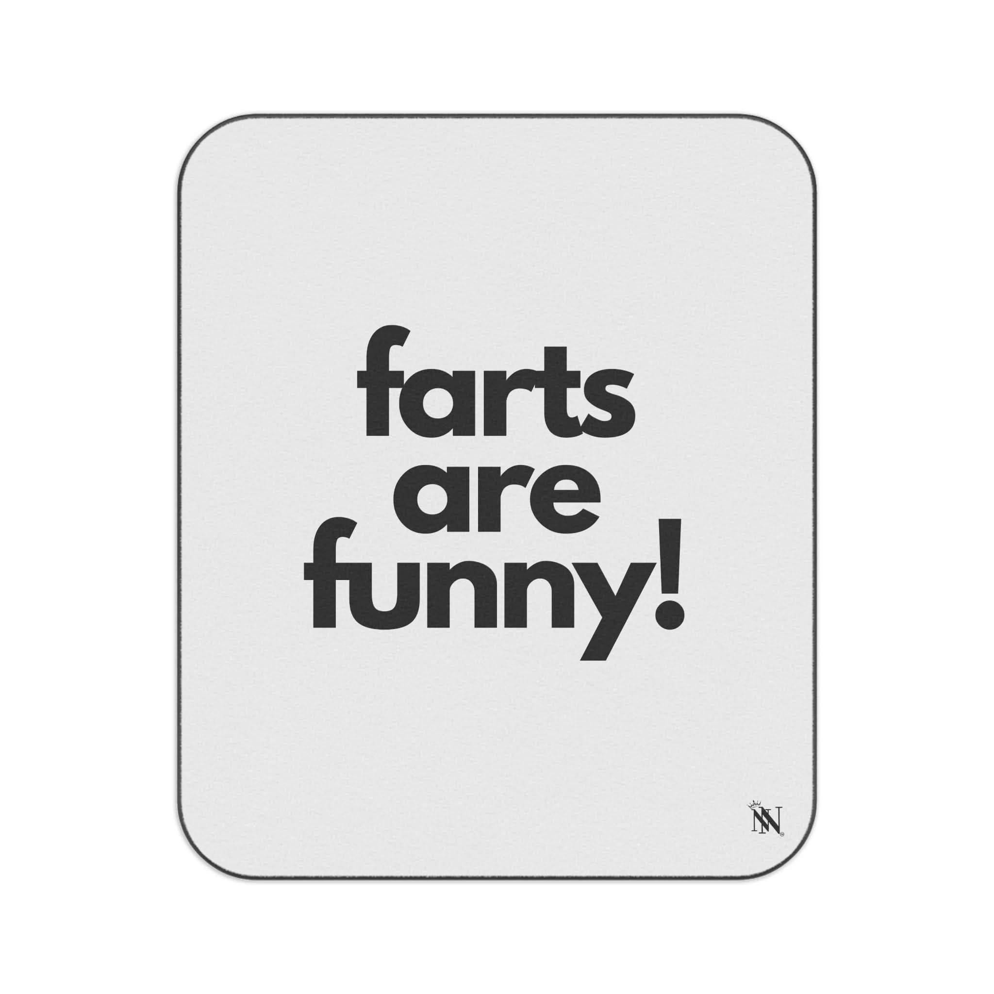 Farts Are Funny! | Mix Match Fun-Flirty Lovers’ Water-Resistant Blankets