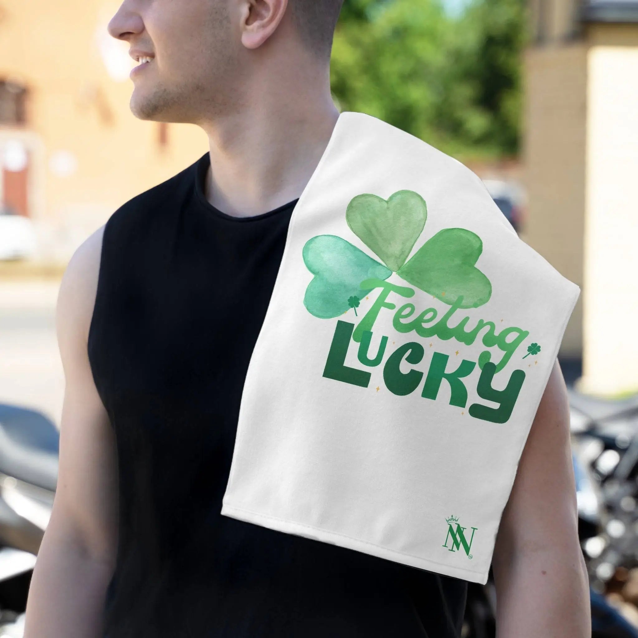 Feeling Luck Shamrock | Mix & Match Soft Fun-Flirty Lovers’ Towels