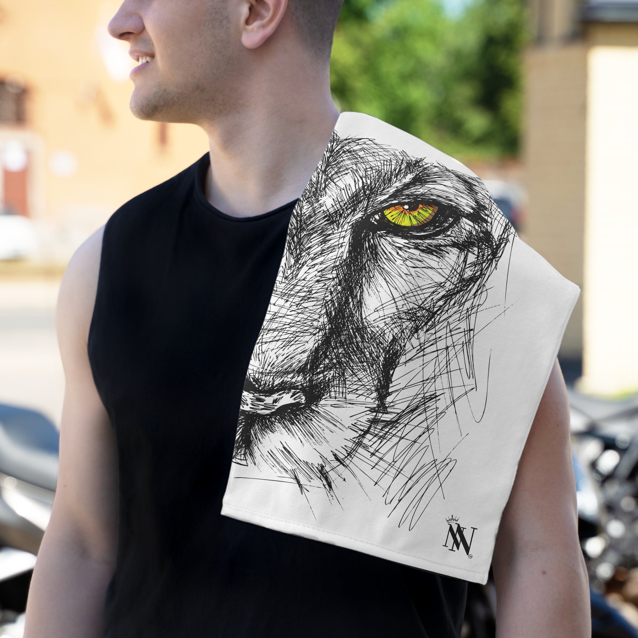 Fierce Cat | Mix & Match Soft Fun-Flirty Lovers’ Towels