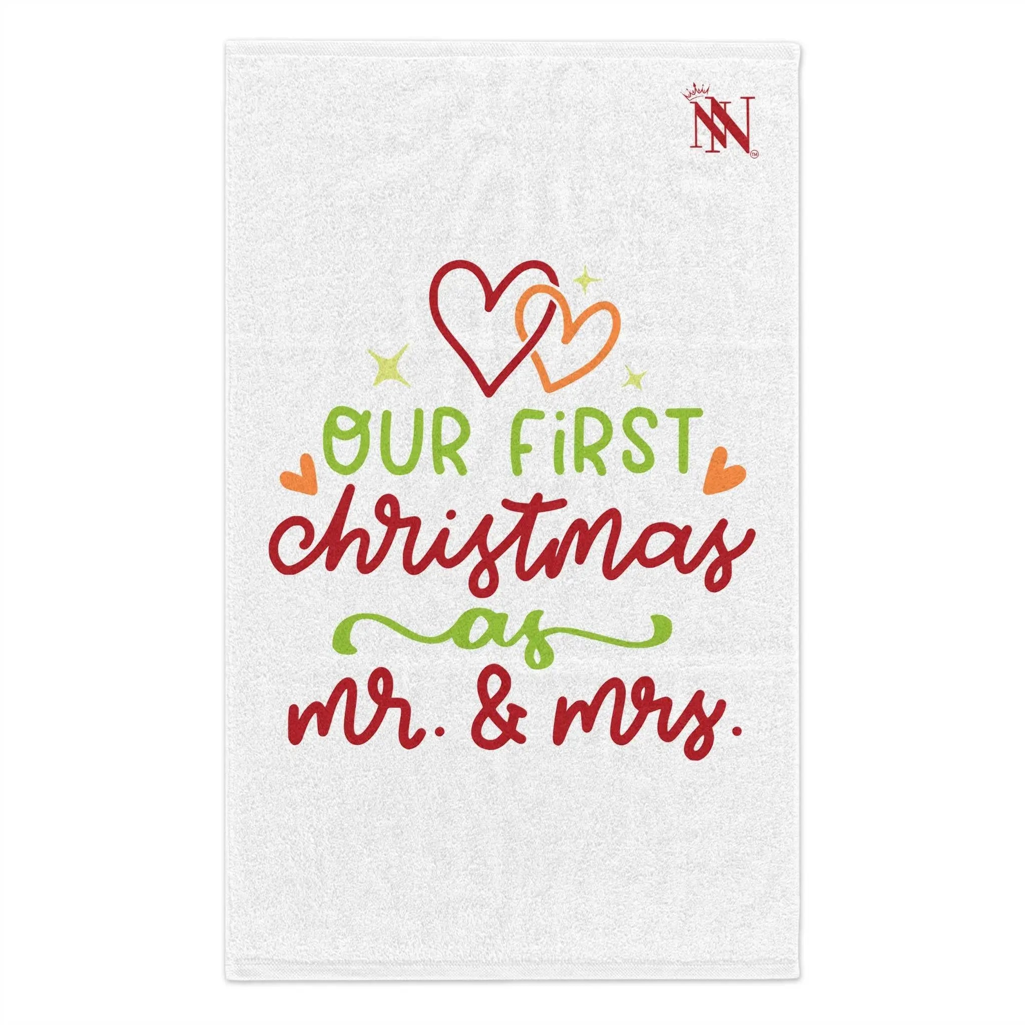 First Christmas Mr. & Mrs. | Mix & Match Soft Fun-Flirty Lovers’ Towels
