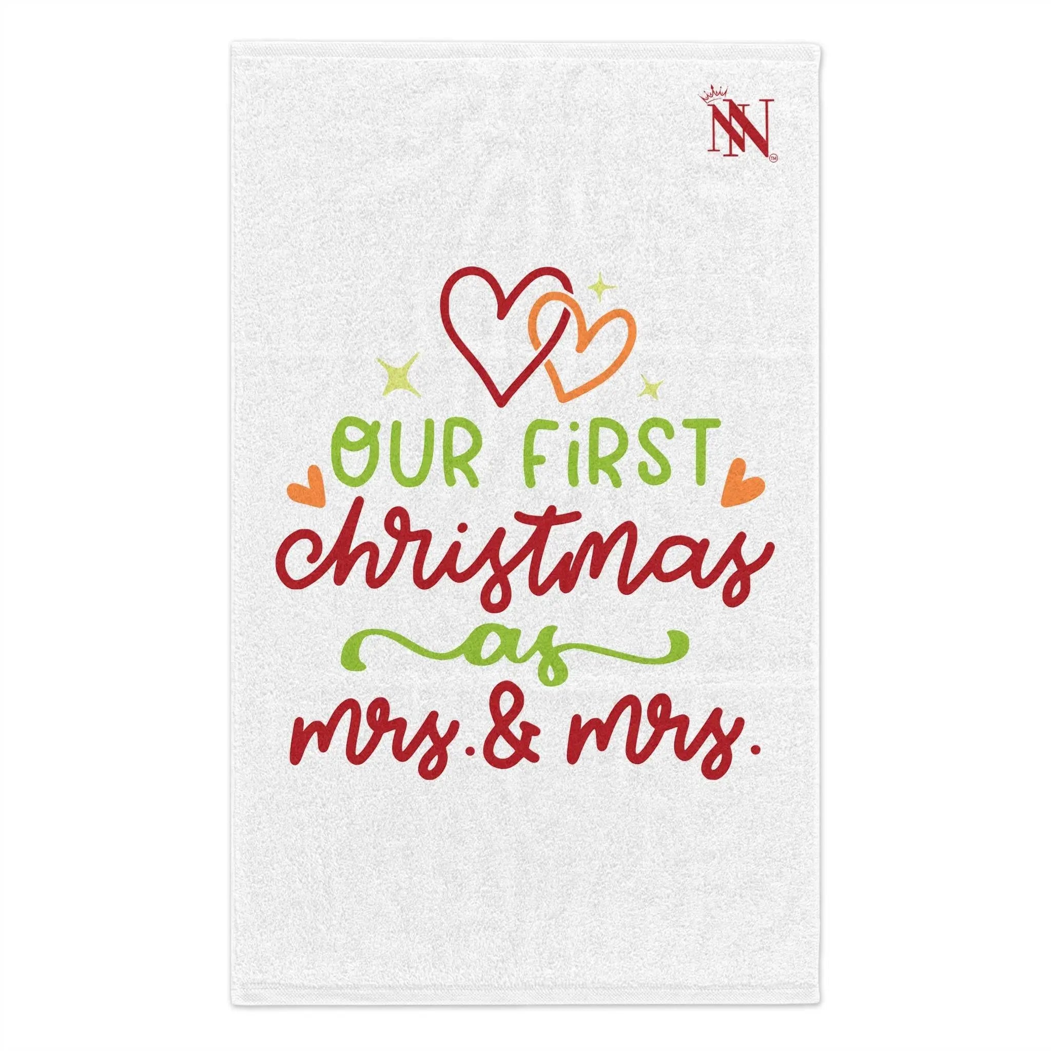 First Christmas Mrs. & Mrs. | Mix & Match Soft Fun-Flirty Lovers’ Towels