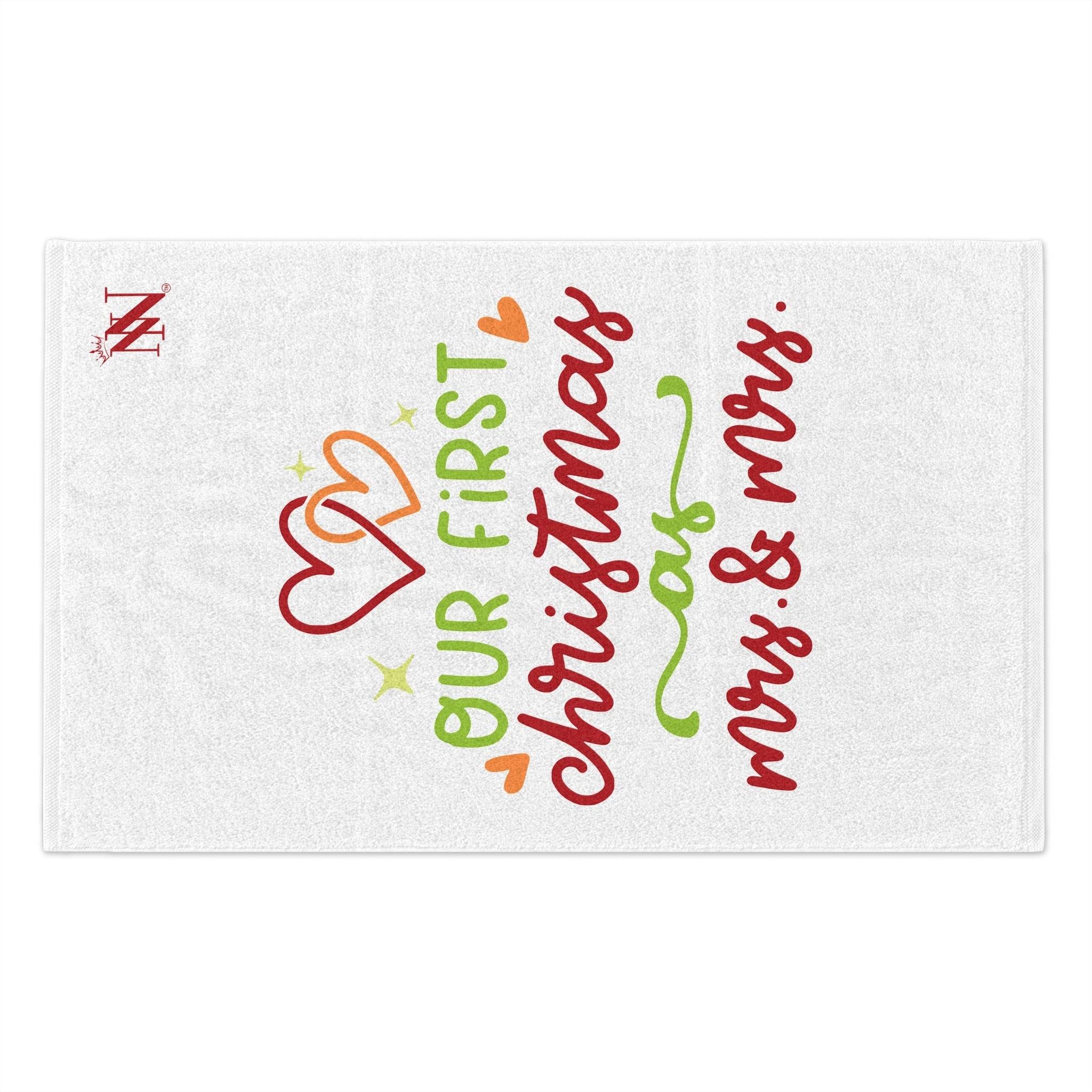First Christmas Mrs. & Mrs. | Mix & Match Soft Fun-Flirty Lovers’ Towels