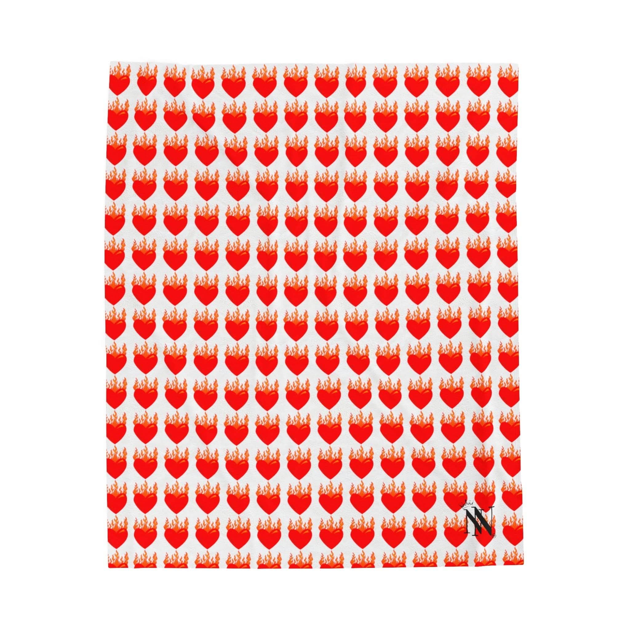 Flaming Heart | Mix & Match Fun-Flirty Lovers’ Blankets
