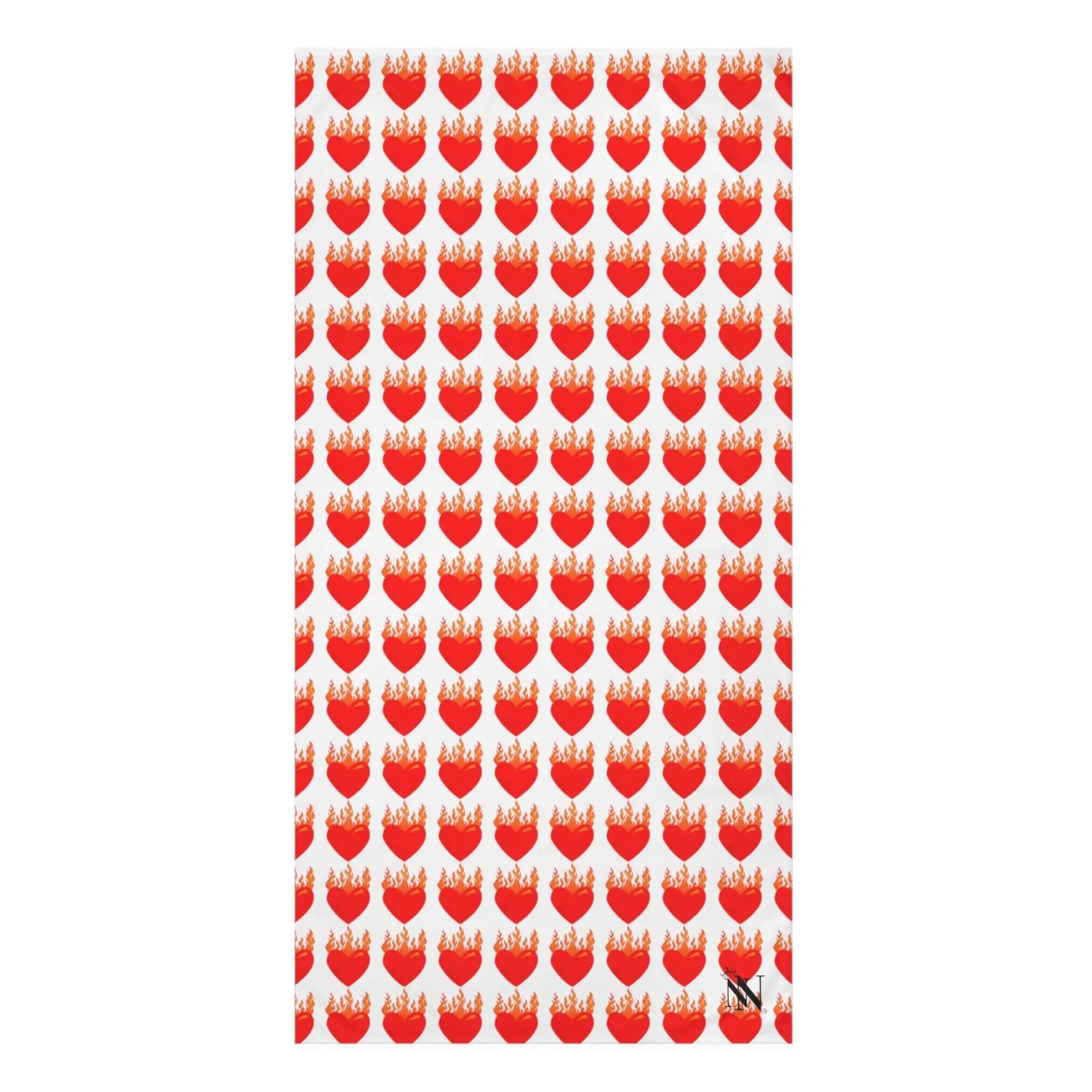 Flaming Heart | Mix & Match Naughty XL Fun-Flirty Lovers’ Towels
