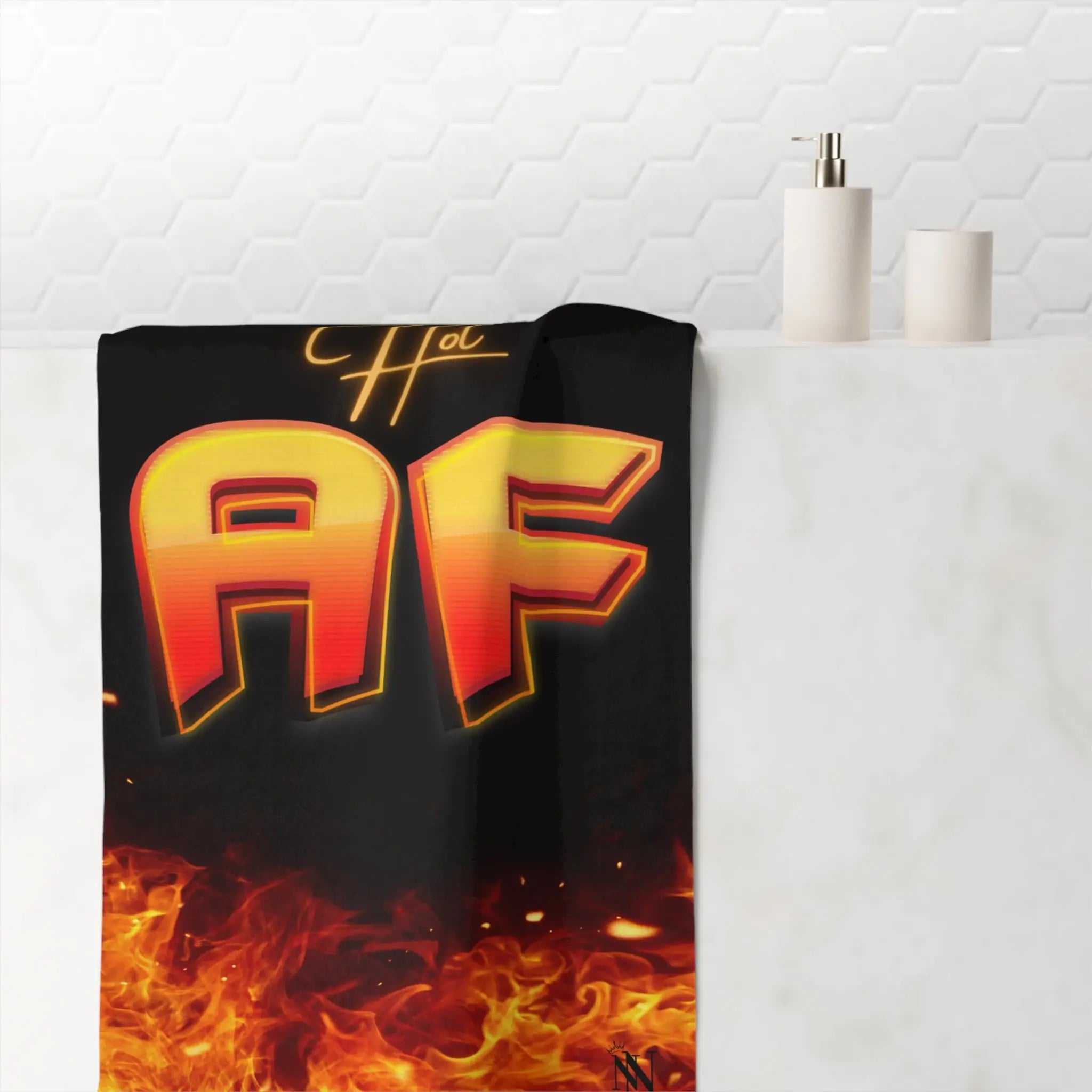 Flaming Hot AF | Mix & Match XL Fun-Flirty Loversβ Towels