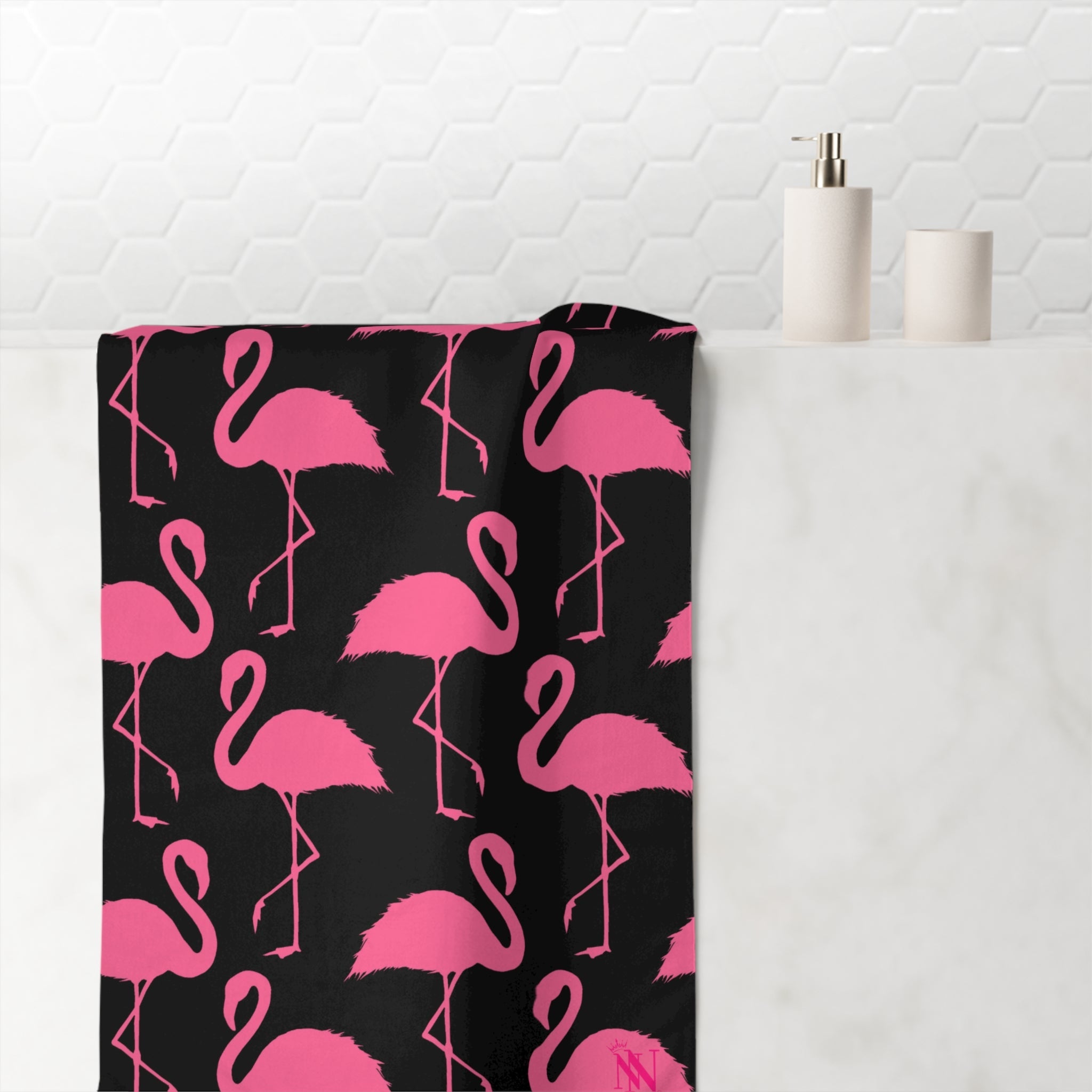 Flamingo Time | Mix & Match XL Fun-Flirty Lovers’ Towels
