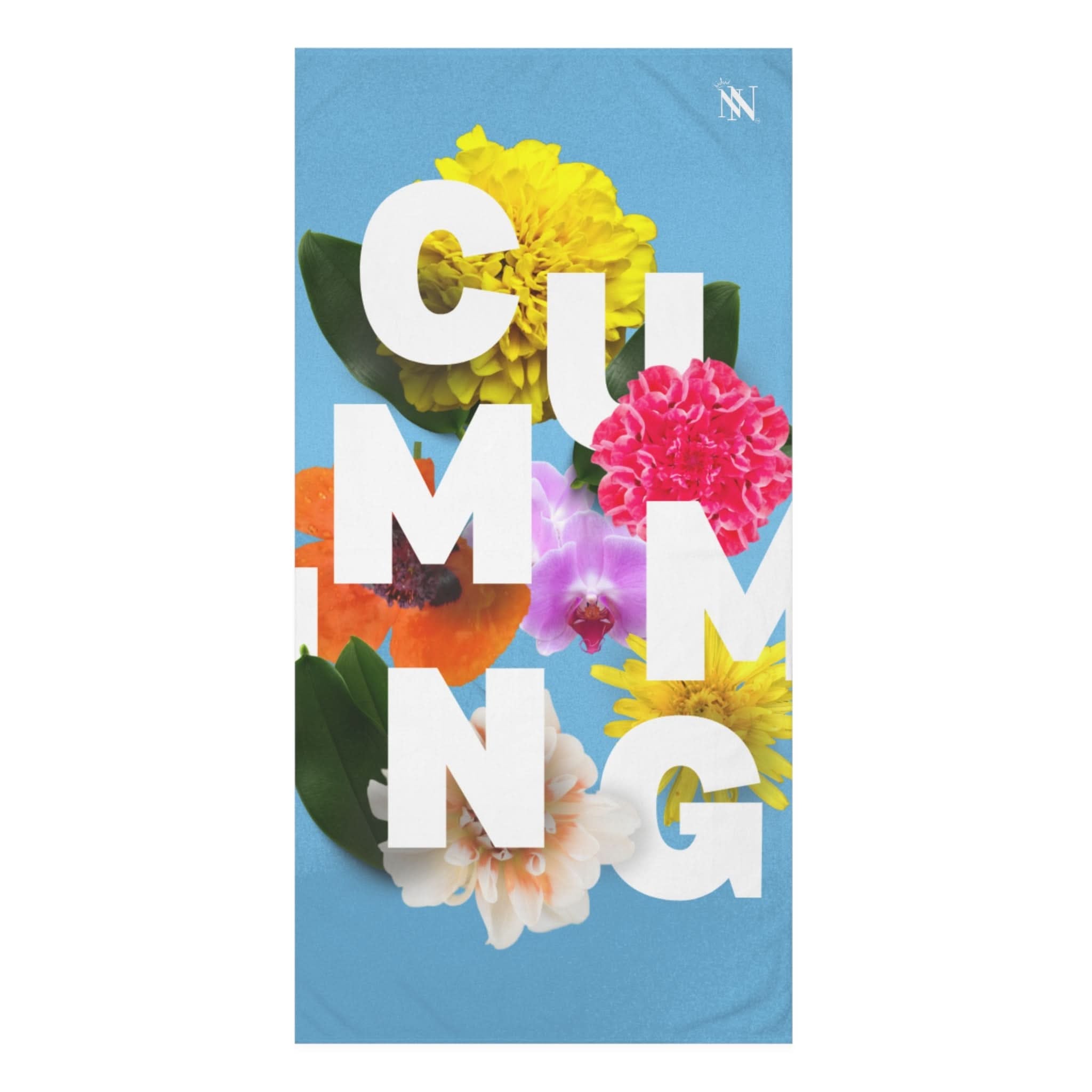 Flowers Are Cumming | Mix & Match Naughty XL Fun-Flirty Lovers’ Towels