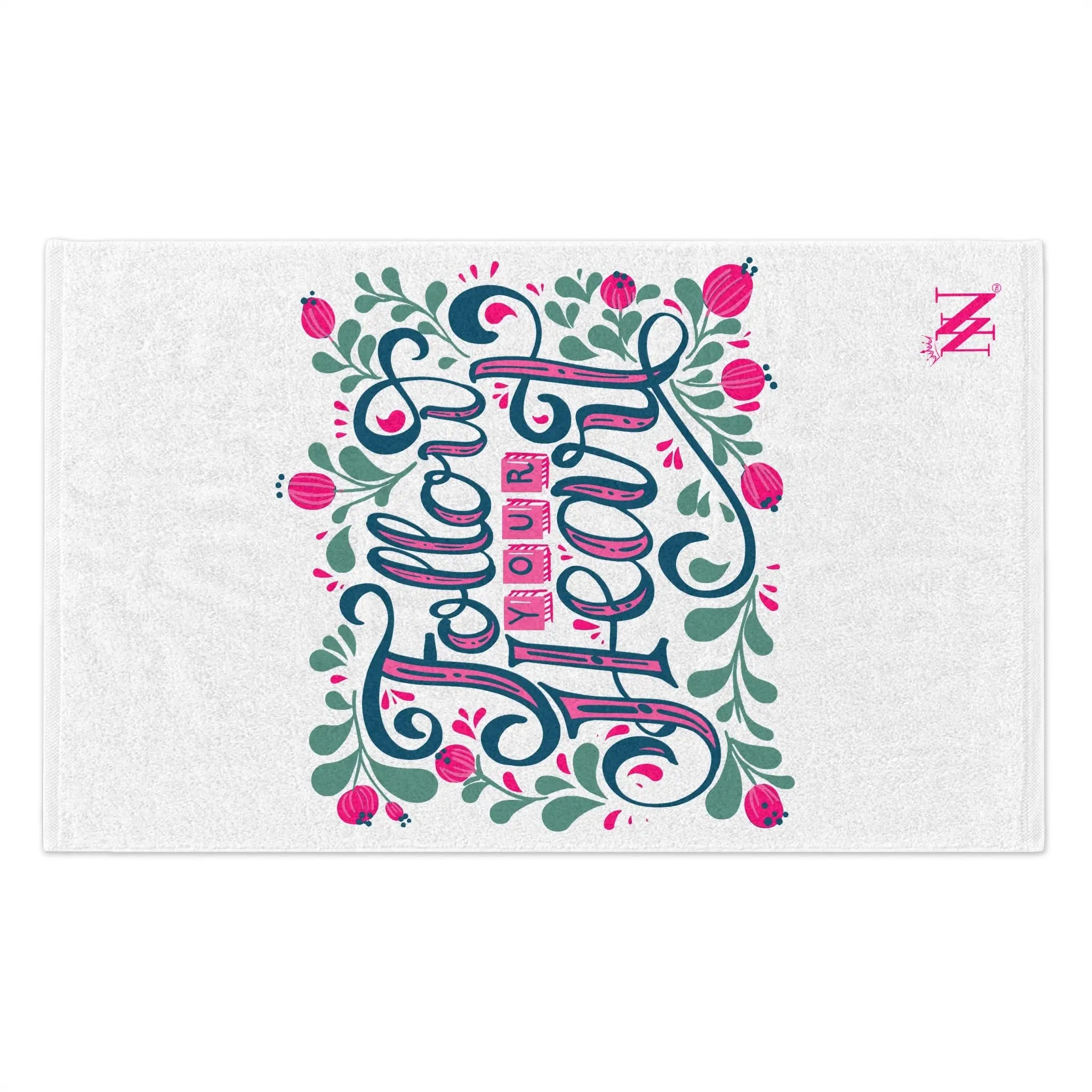 Follow Your Heart Floral | Mix & Match Soft Fun-Flirty Lovers’ Towels