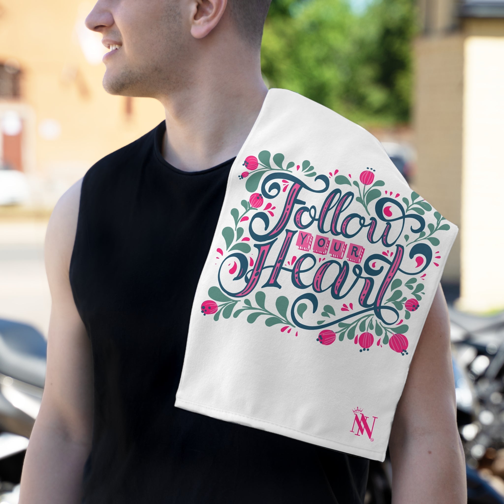 Follow Your Heart Floral | Mix & Match Soft Fun-Flirty Lovers’ Towels