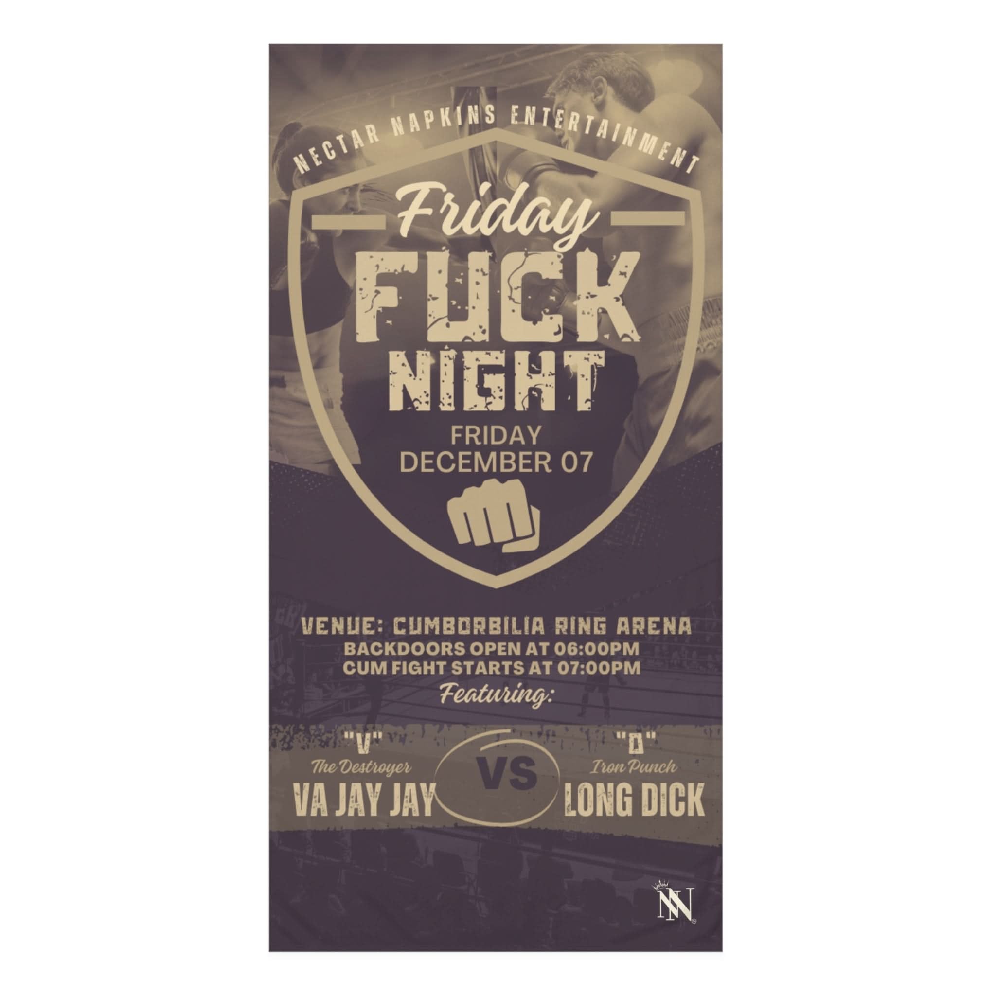 Friday Fight Night | Mix & Match Naughty XL Fun-Flirty Lovers’ Towels