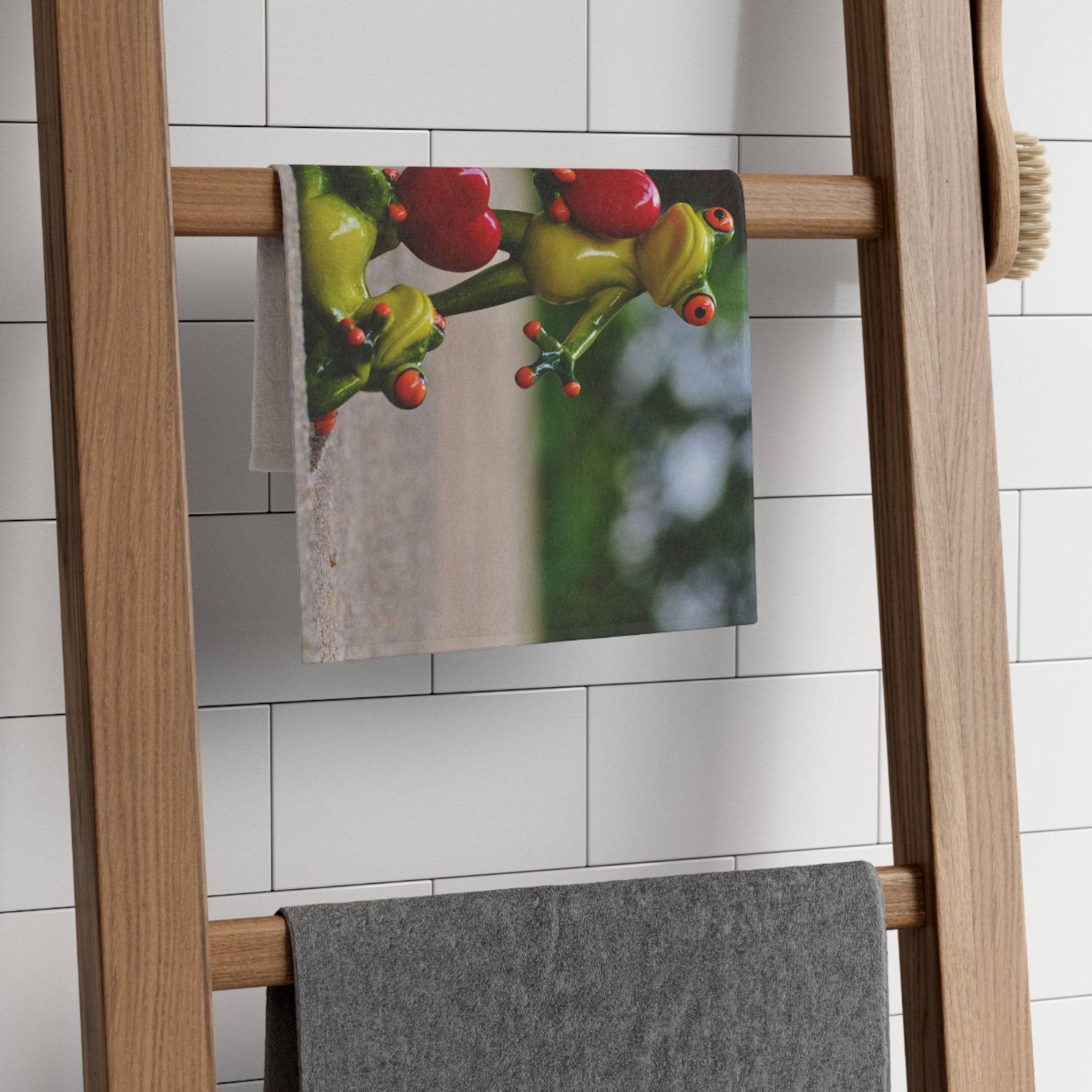 Frog Love | Mix & Match Soft Fun-Flirty Lovers’ Towels