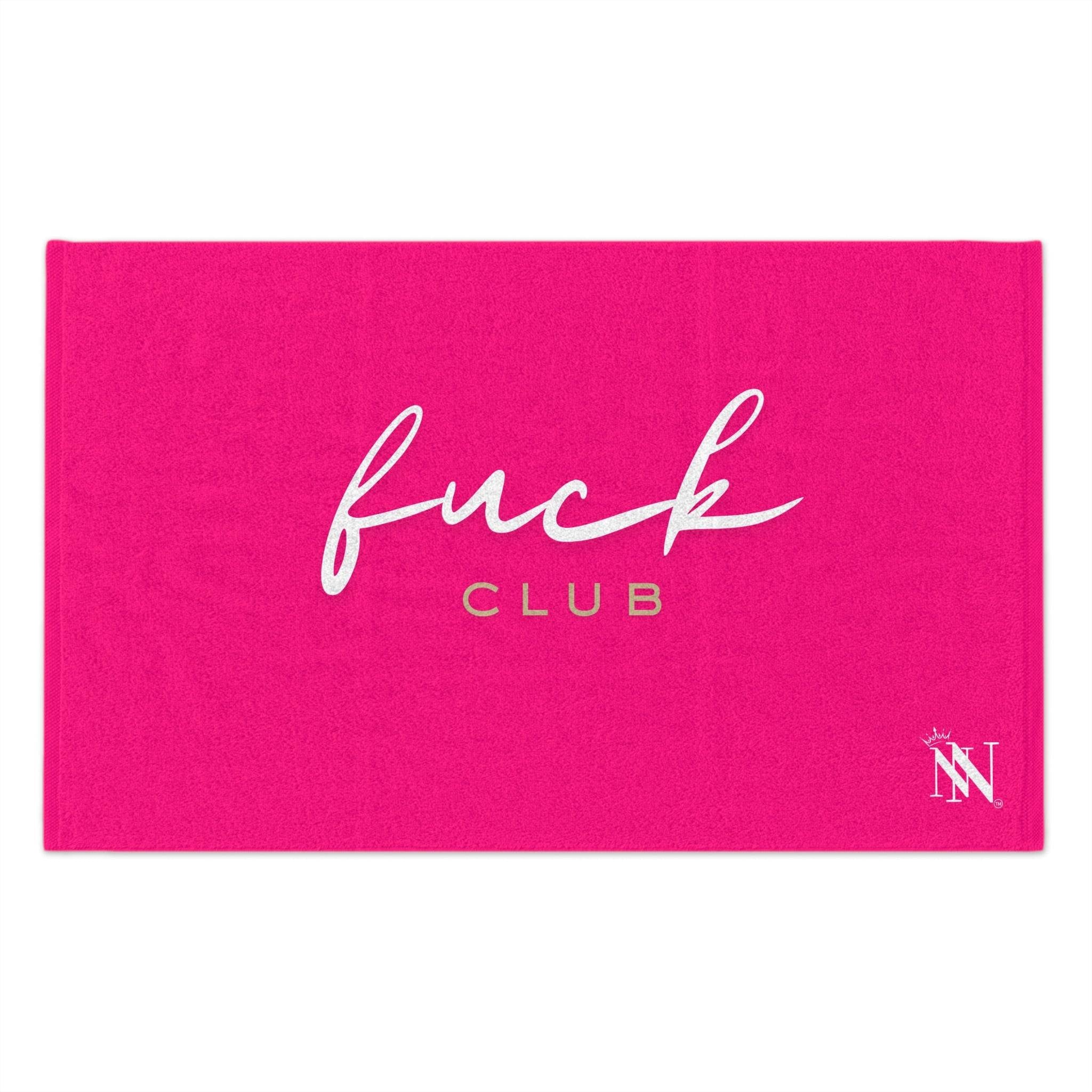 Fuck Club Pink Mix Match Soft Sex Towels | Flirty Lovers’ Gifts