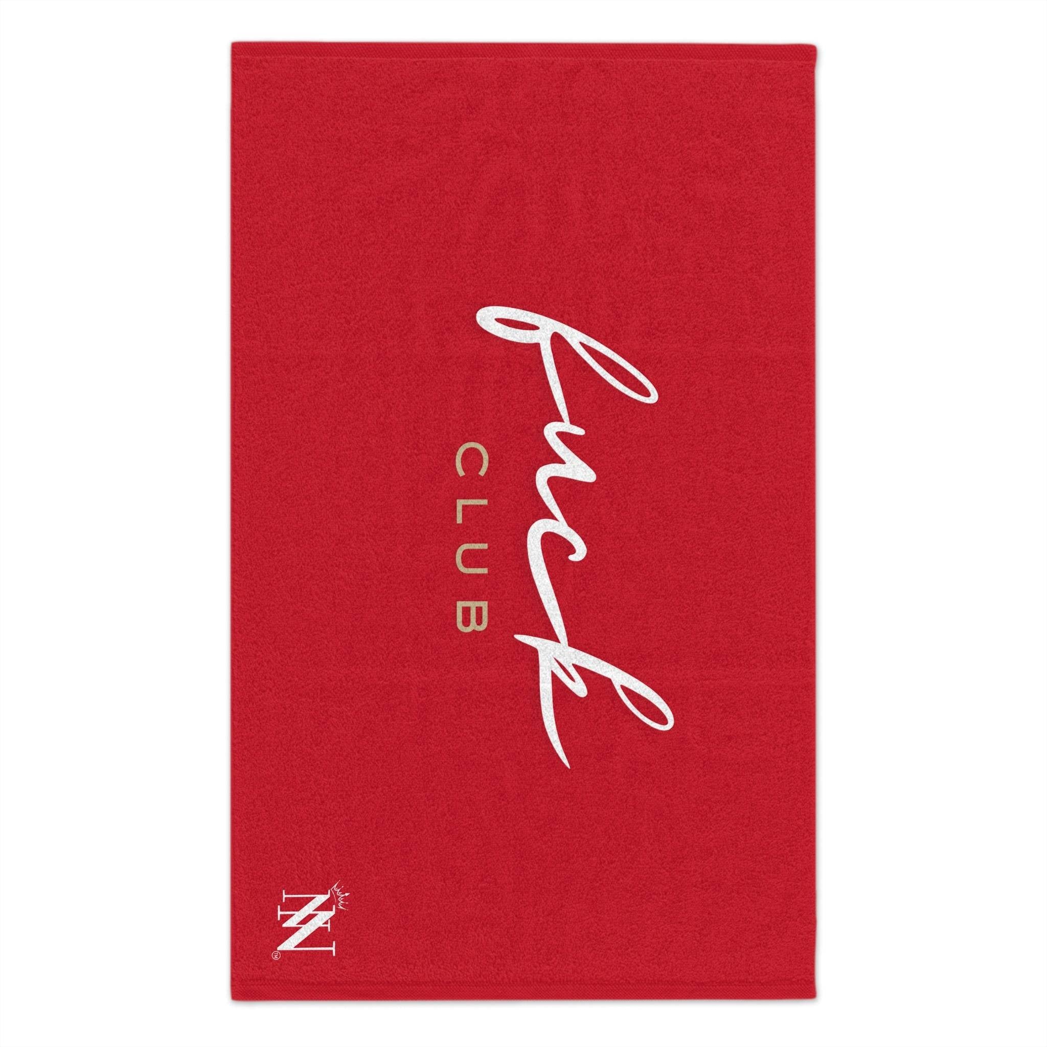 Fuck Club Red Mix Match Soft Sex Towels | Flirty Lovers’ Gifts