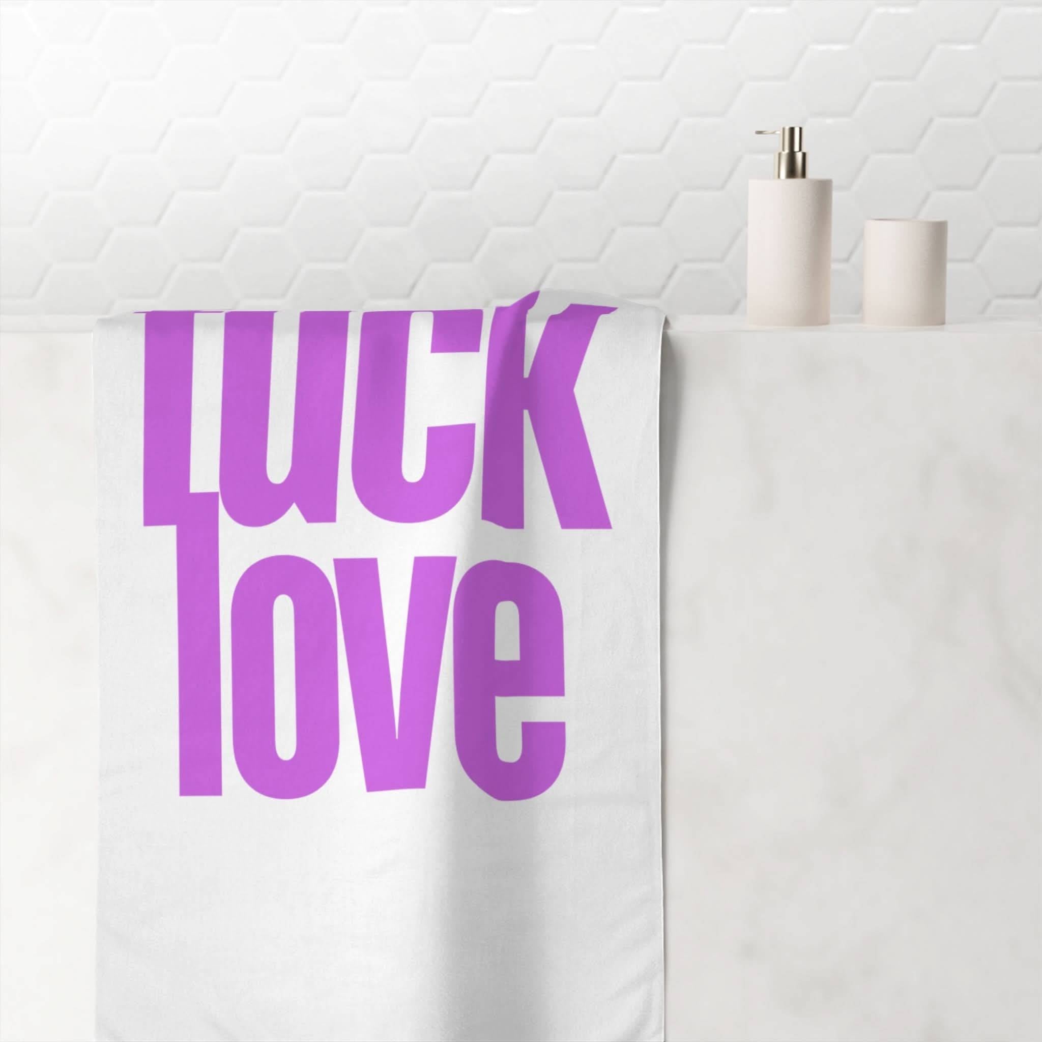 Fuck Love | Mix & Match Naughty XL Fun-Flirty Lovers’ Towels