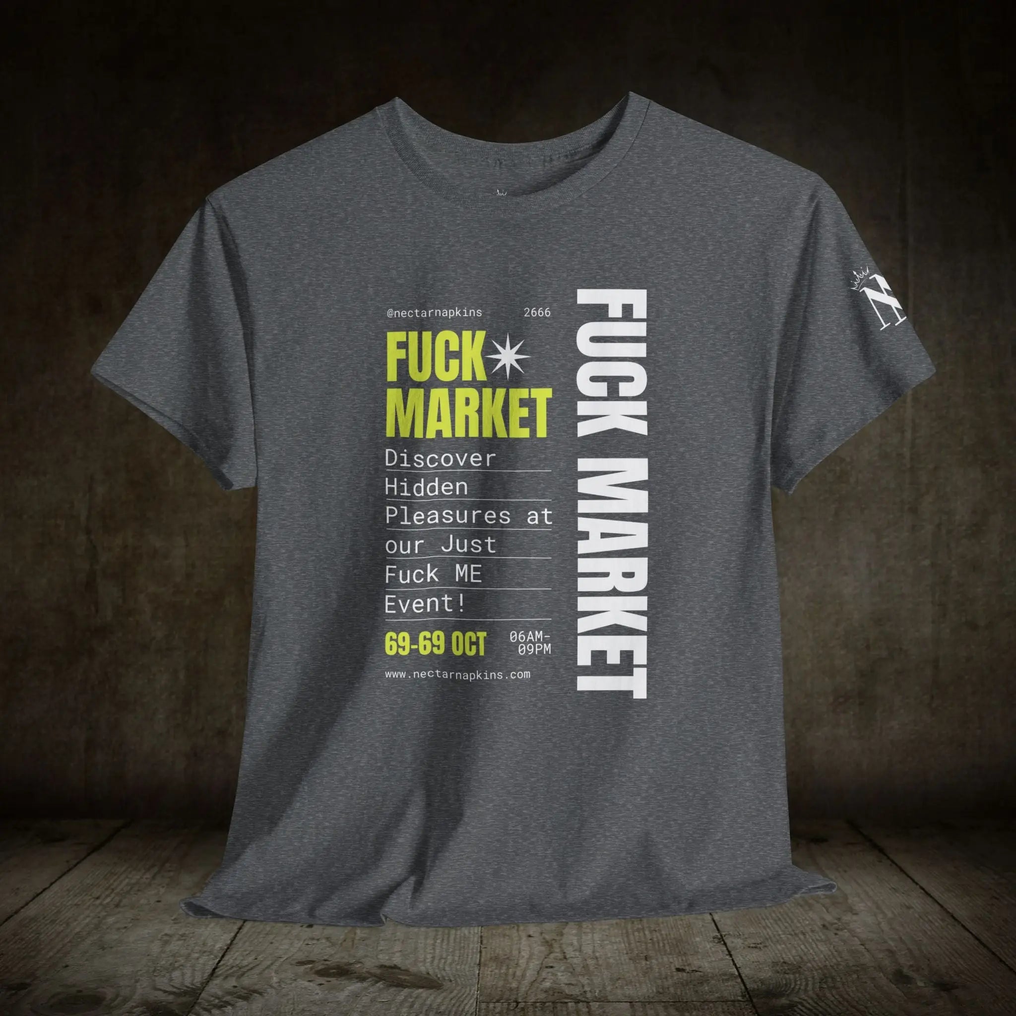 Fuck Market | Mix & Match 100% Cotton Unisex Fun-Flirty Lovers’ Tees