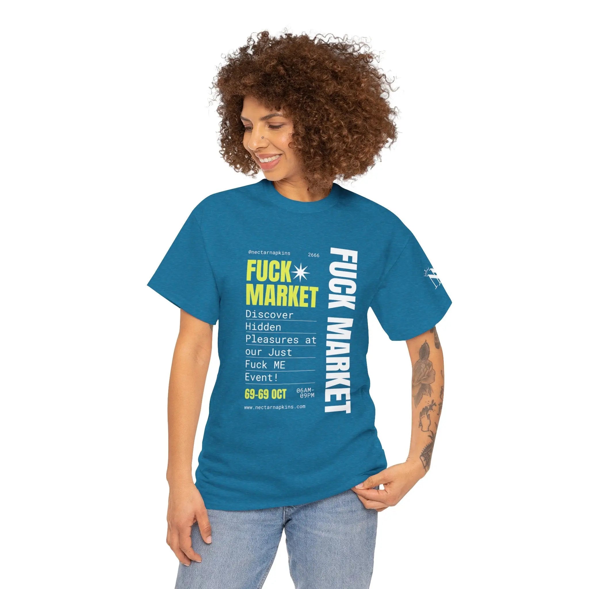 Fuck Market | Mix & Match 100% Cotton Unisex Fun-Flirty Lovers’ Tees