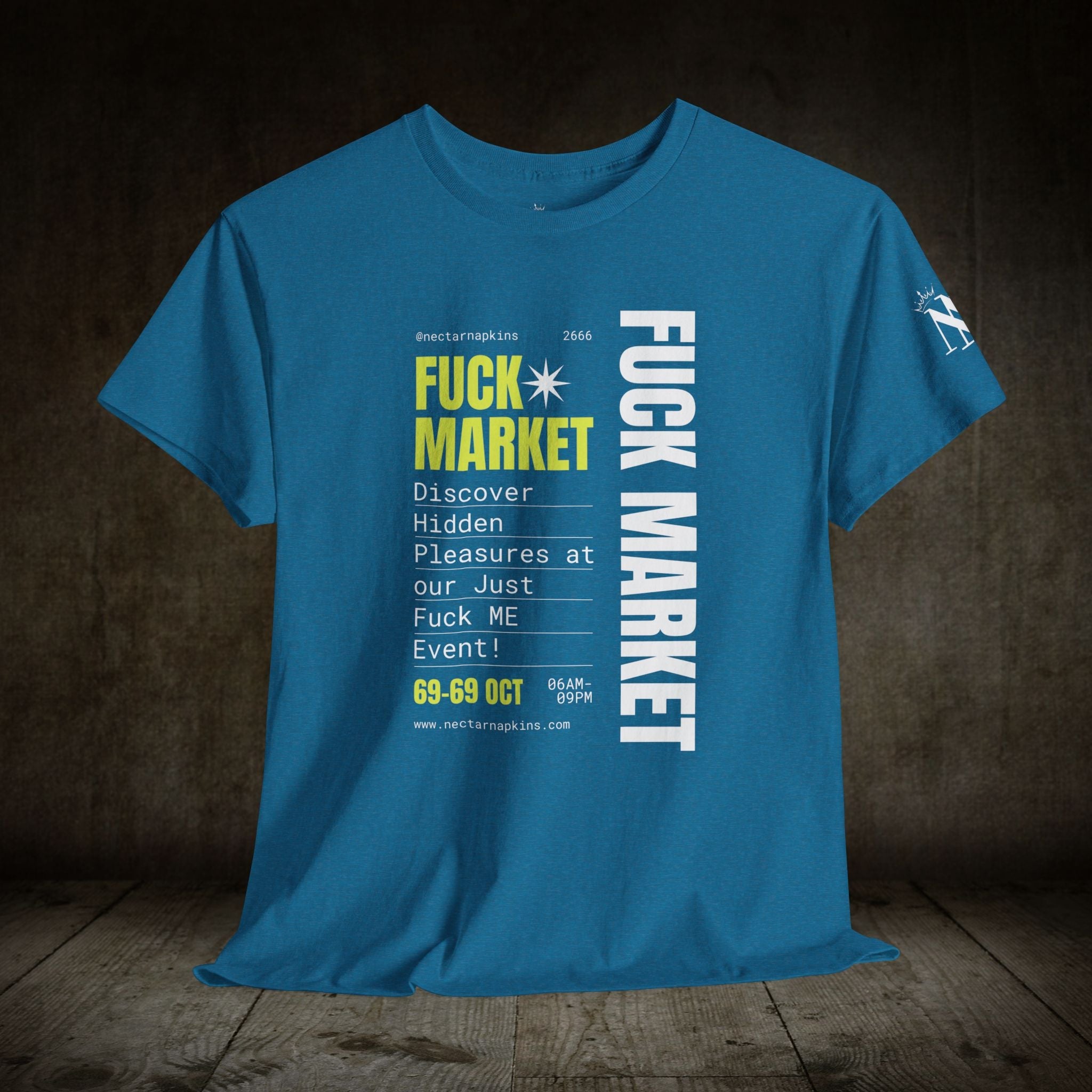 Fuck Market | Mix & Match 100% Cotton Unisex Fun-Flirty Lovers’ Tees