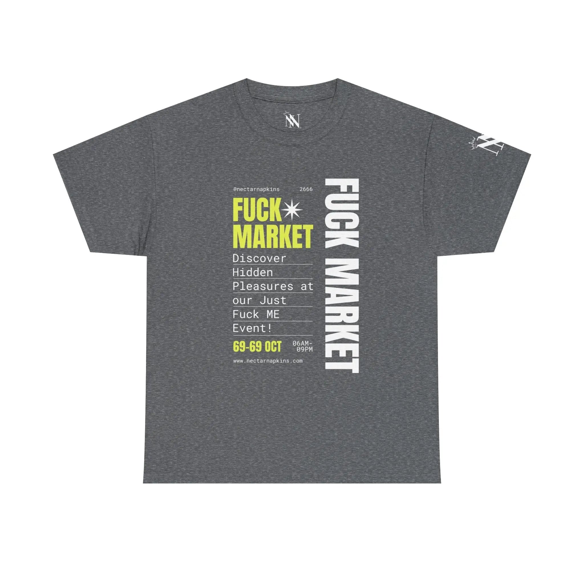 Fuck Market | Mix & Match 100% Cotton Unisex Fun-Flirty Lovers’ Tees