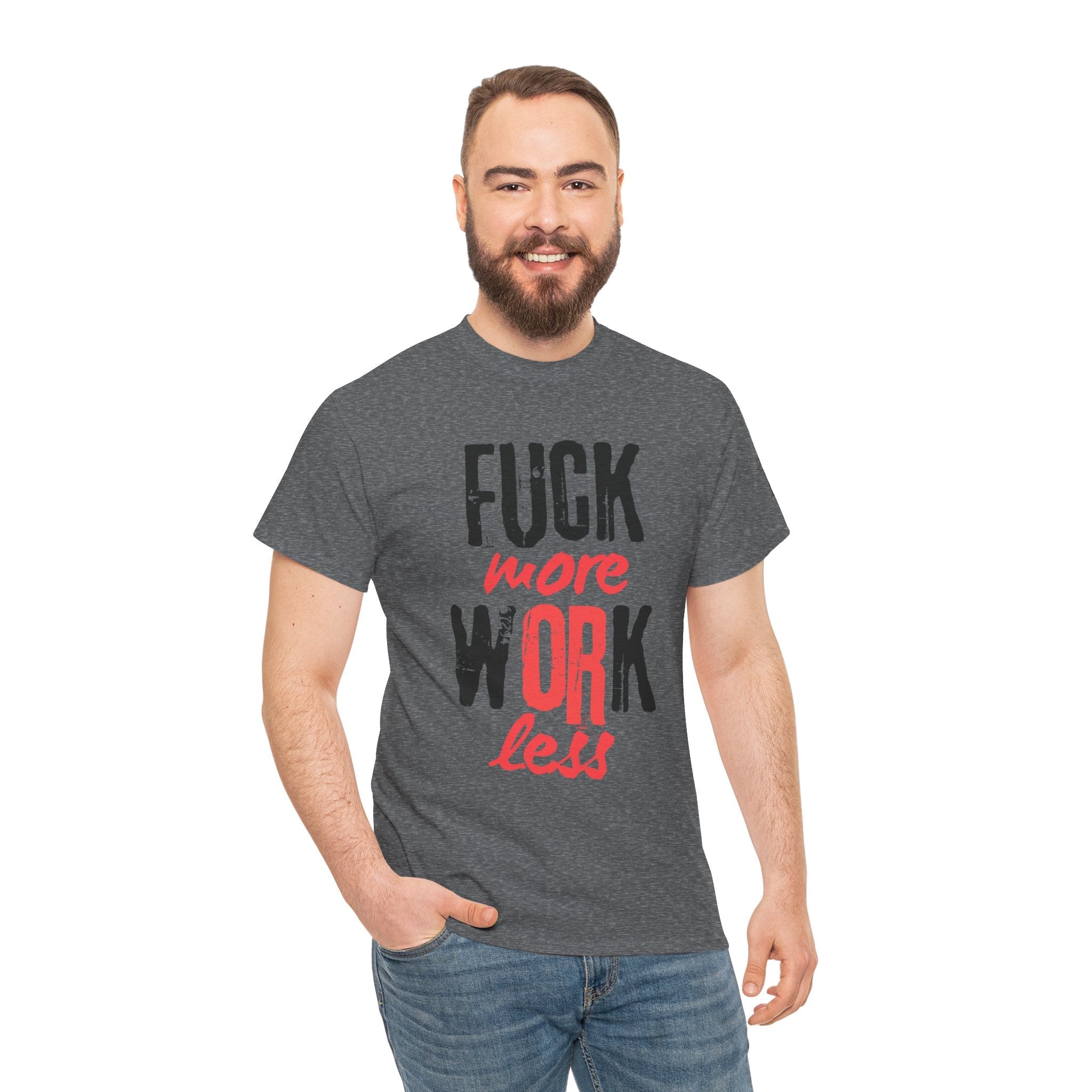 Fuck More Or Less | Mix & Match 100% Cotton Unisex Fun-Flirty Lovers’ Tees