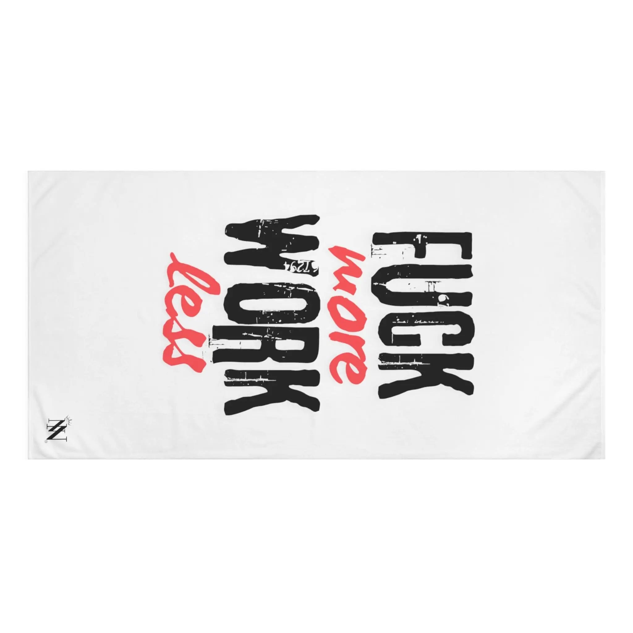 Fuck More Work Less | Mix & Match Naughty XL Fun-Flirty Lovers’ Towels Stylish