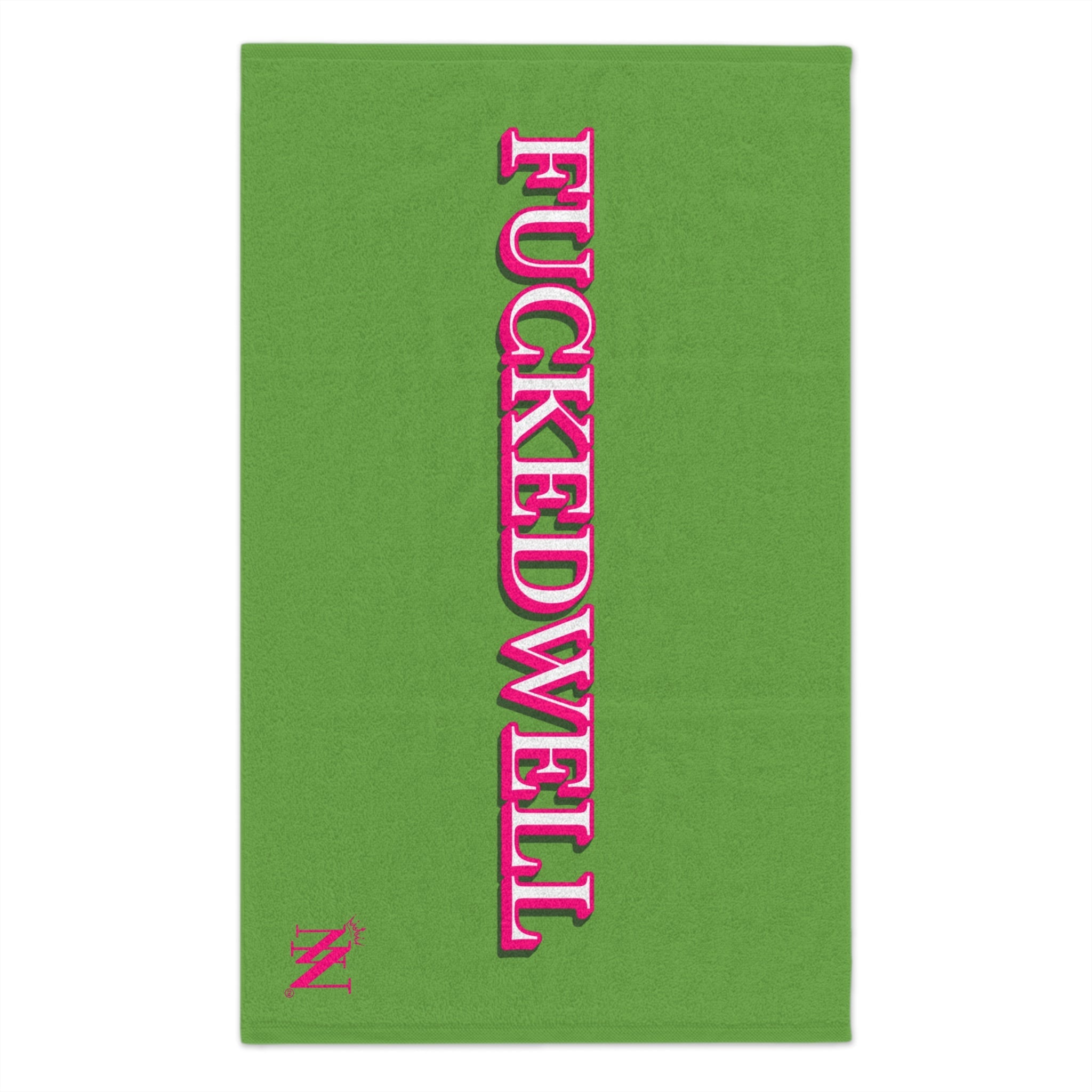 Fucked Well Lime Green | Mix & Match Soft Fun-Flirty Lovers’ Towels