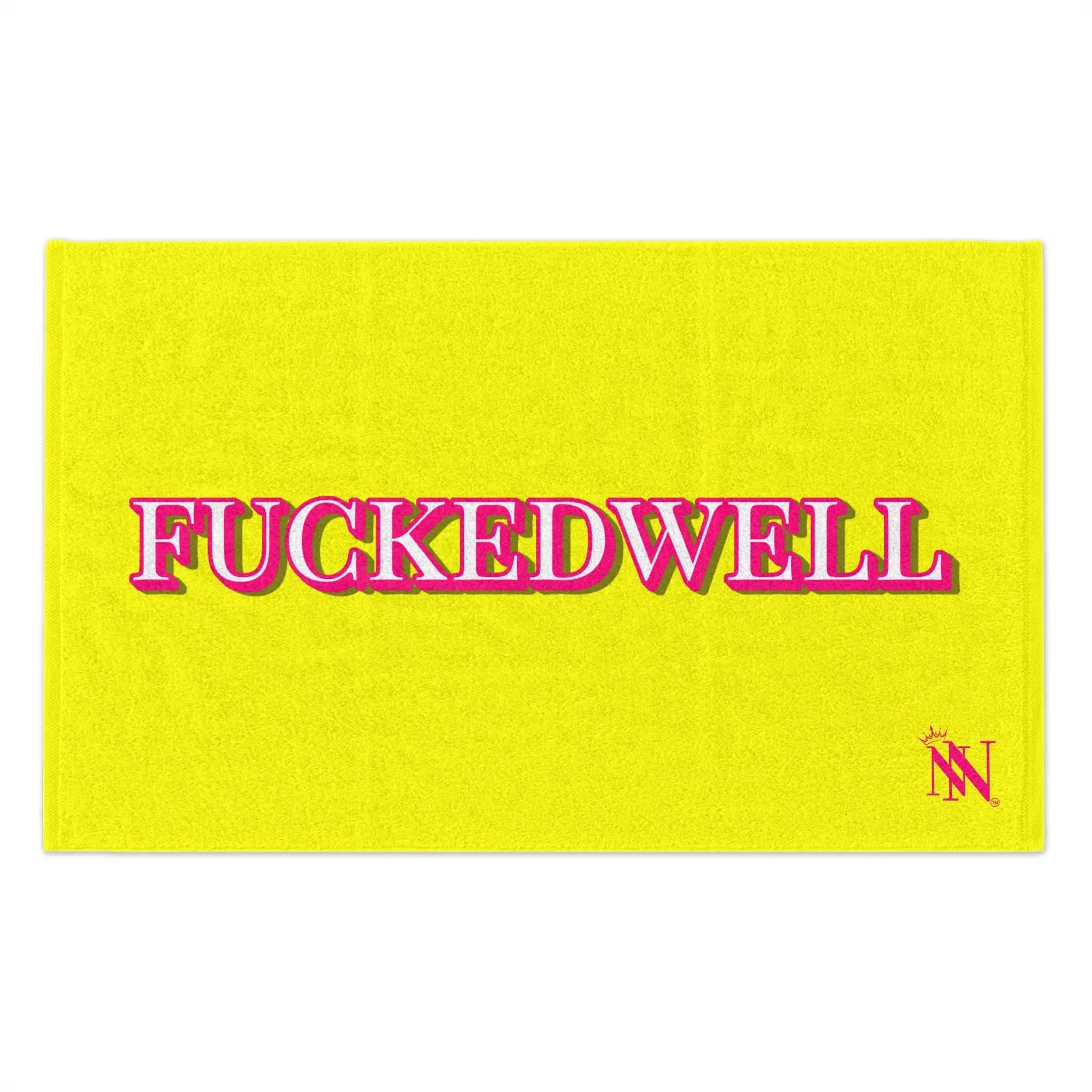 Fucked Well Neon Yellow | Mix & Match Soft Fun-Flirty Lovers’ Towels