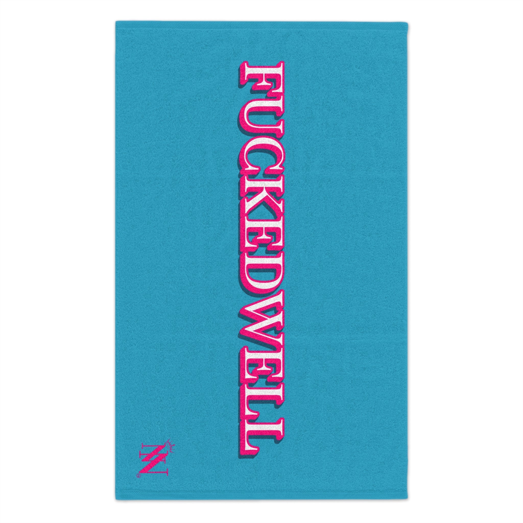 Fucked Well Turquoise | Mix & Match Soft Fun-Flirty Lovers’ Towels