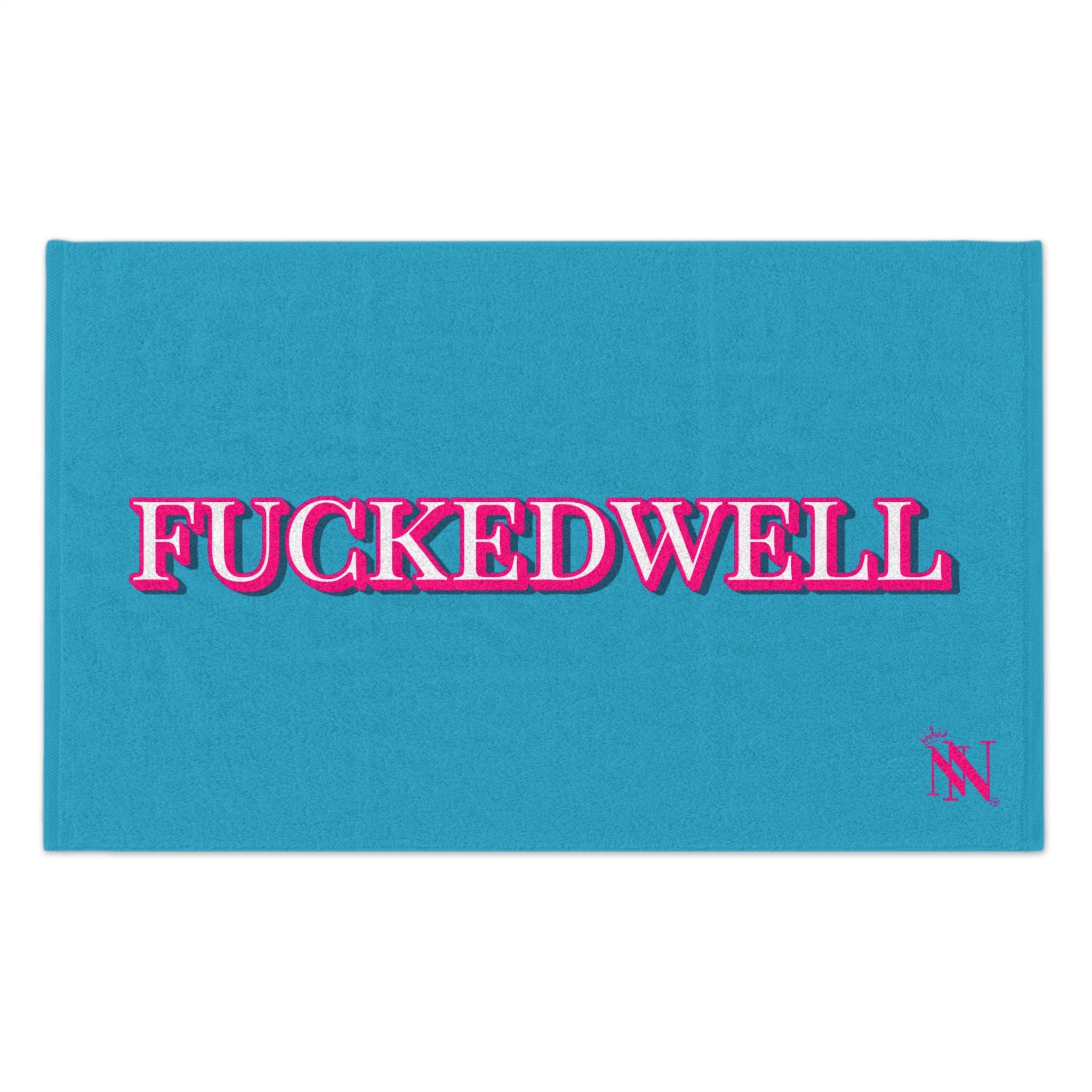 Fucked Well Turquoise | Mix & Match Soft Fun-Flirty Lovers’ Towels