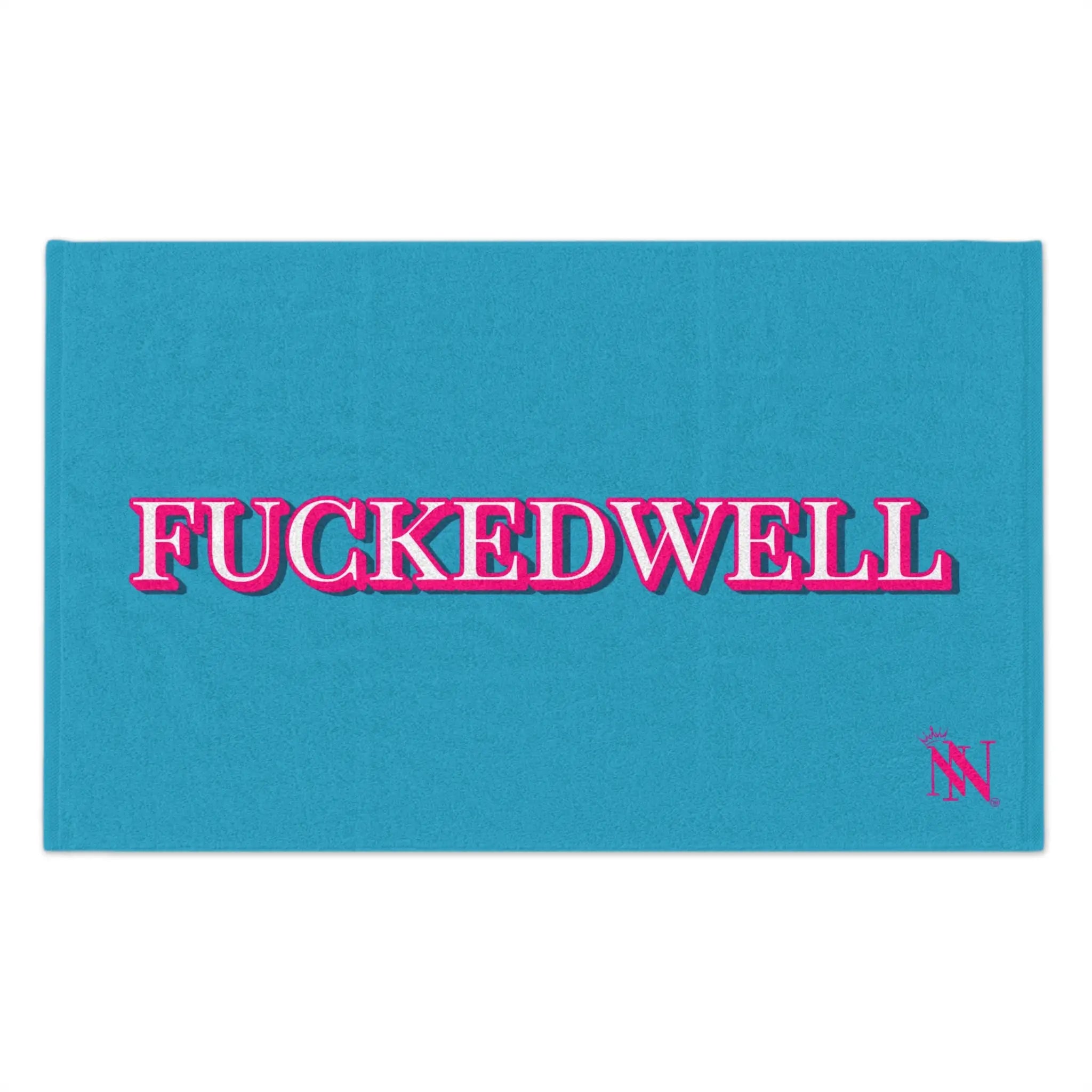 Fucked Well Turquoise | Mix & Match Soft Fun-Flirty Lovers’ Towels