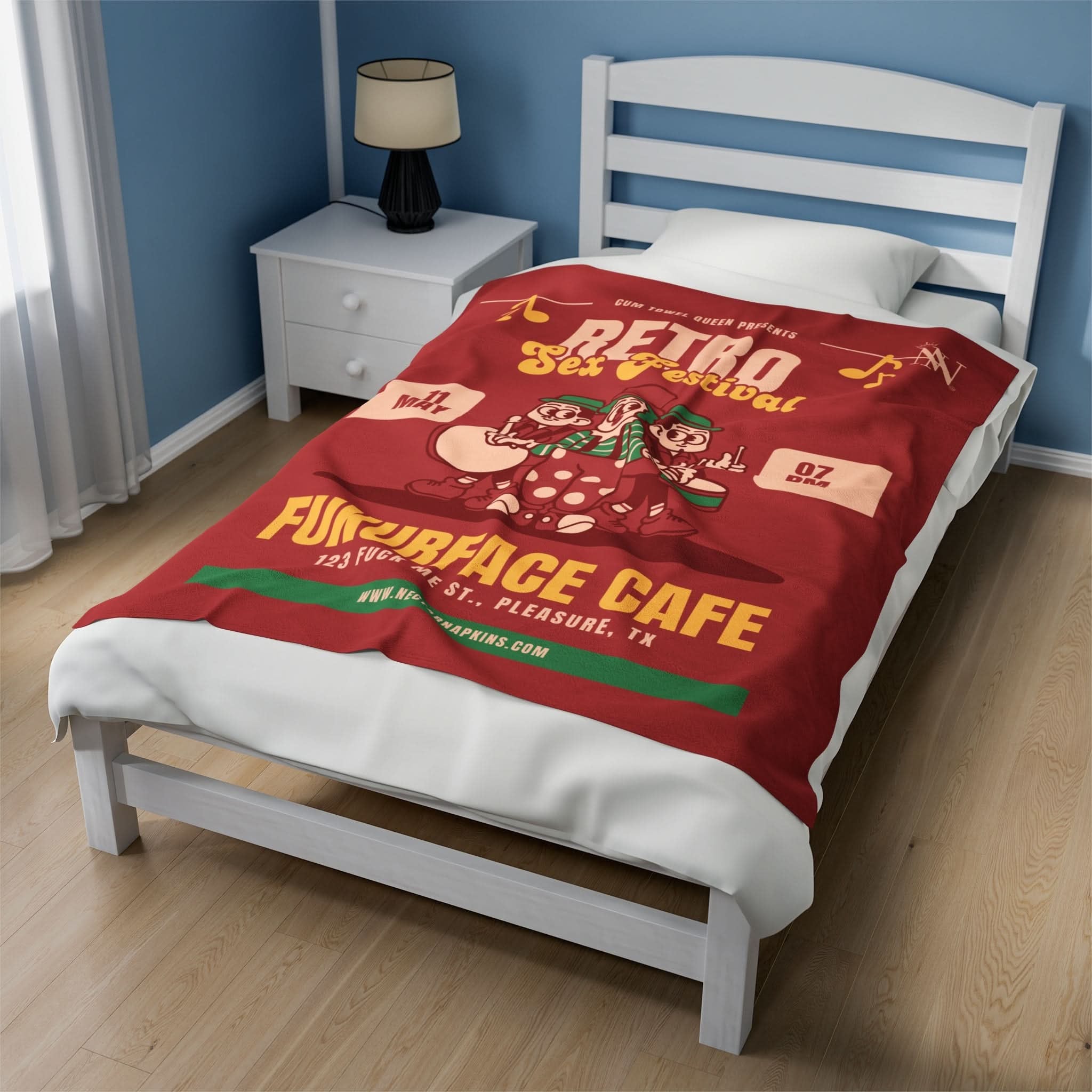 FUKURFACE Cafe | Mix & Match Fun-Flirty Loversā Blankets
