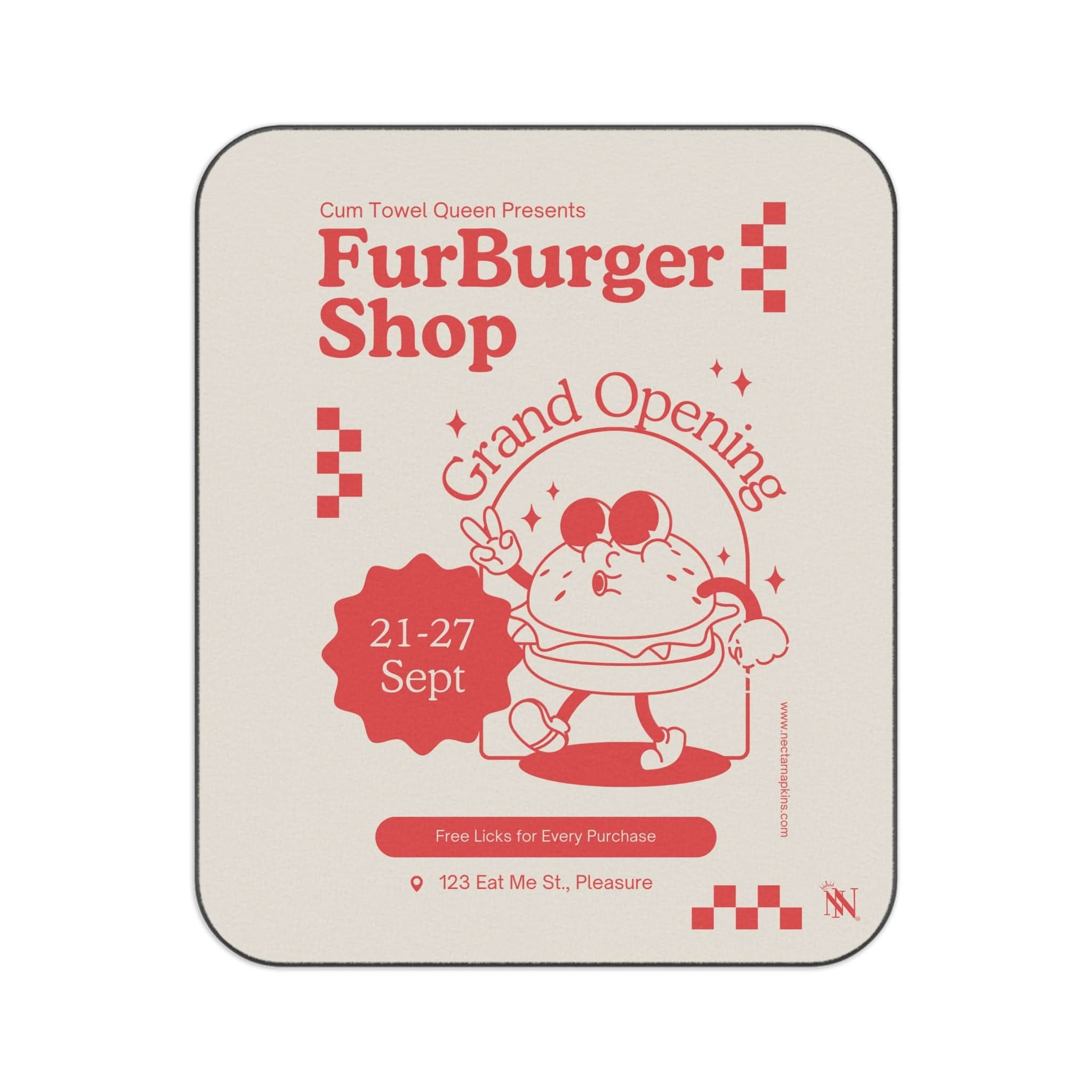 FurBurger Shop | Mix Match Fun-Flirty Lovers’ Water-Resistant Blankets