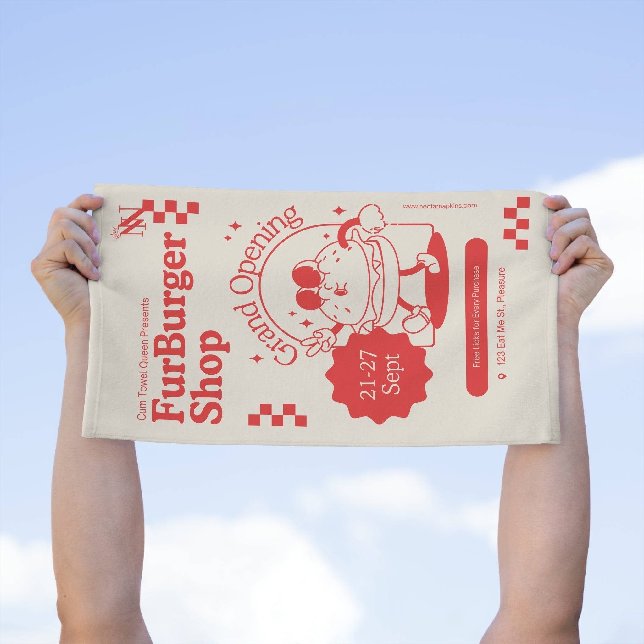 Furburger Shop | Mix & Match Soft Fun-Flirty Lovers’ Towels