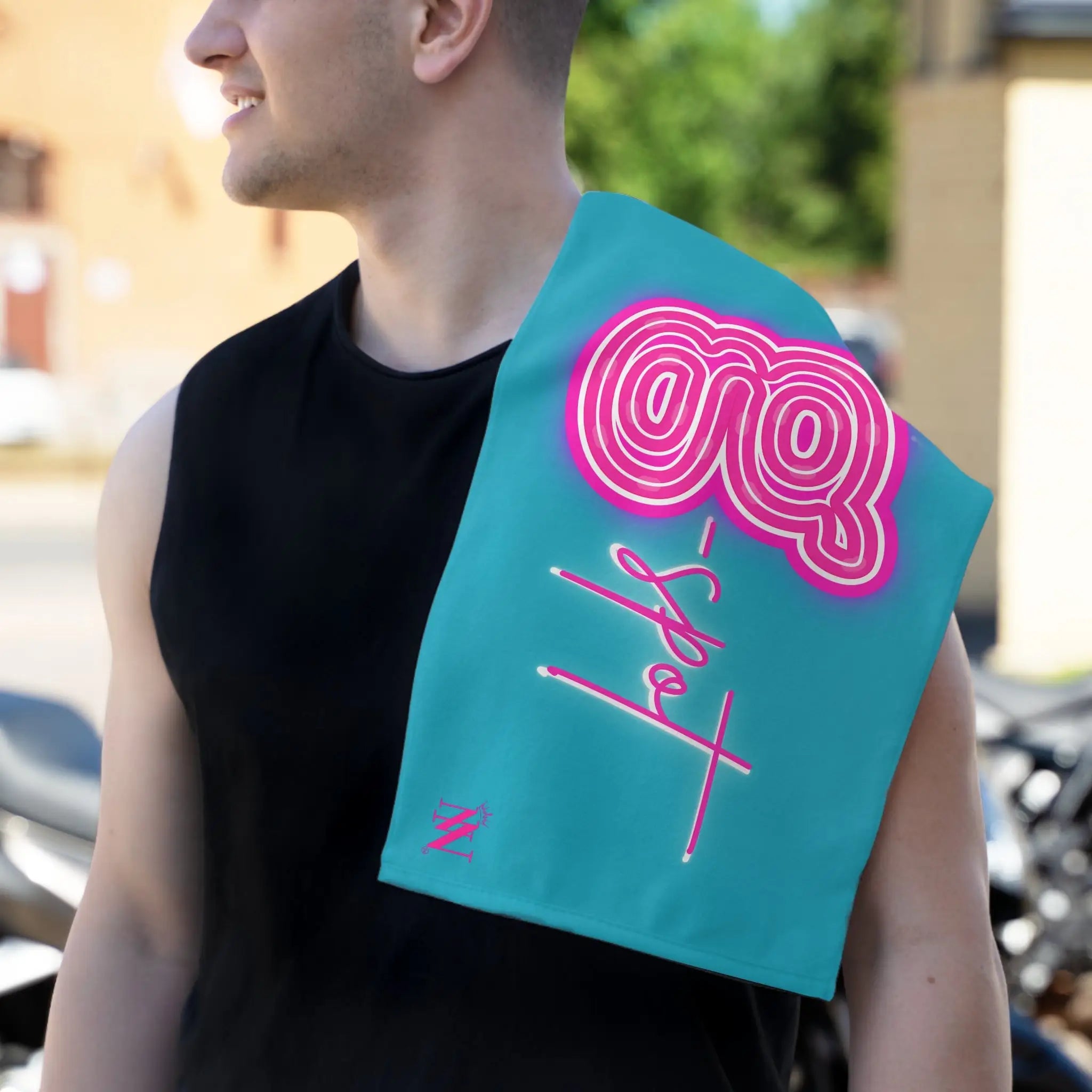 G-Spot Teal | Mix & Match Soft Fun-Flirty Lovers’ Towels