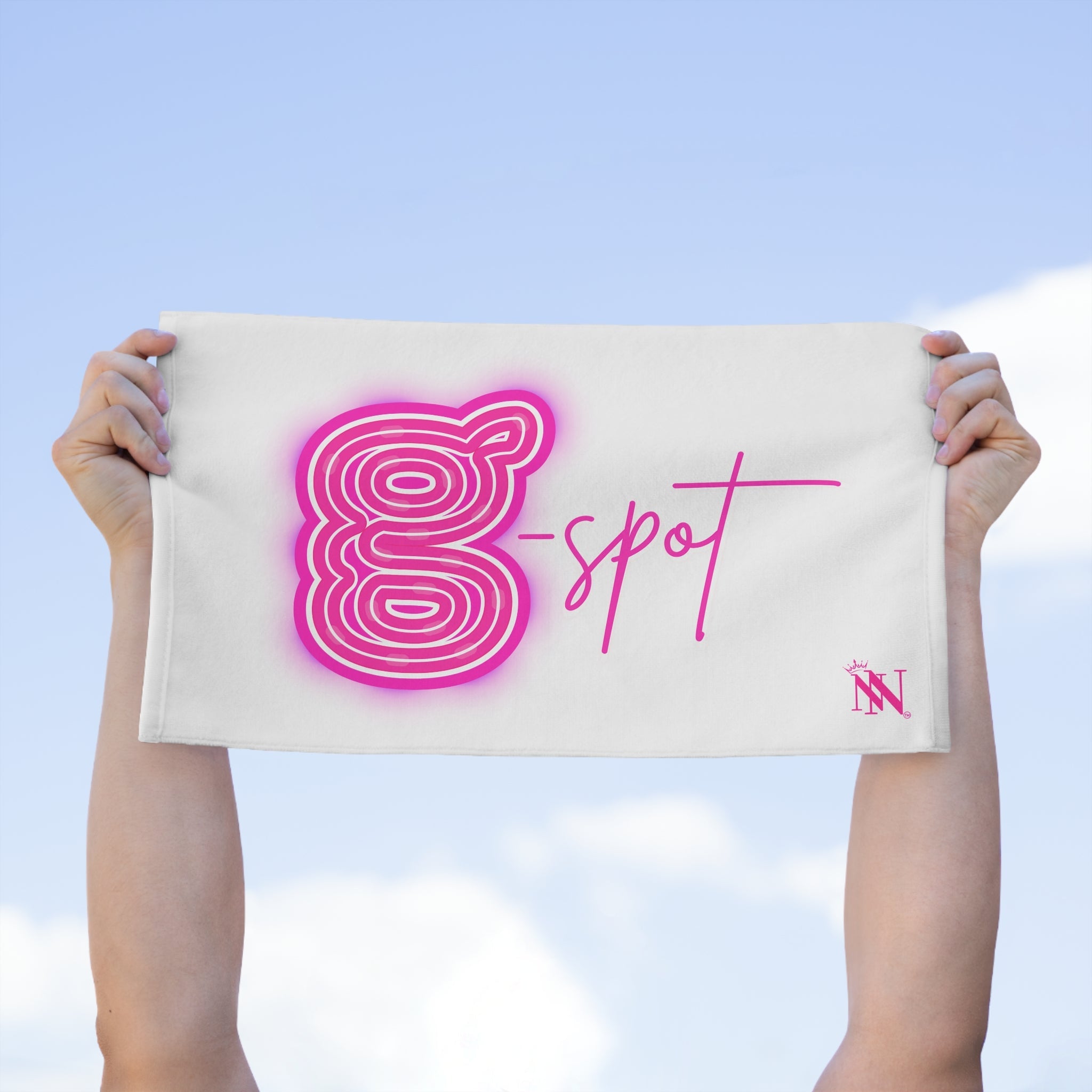 G-Spot White | Mix & Match Soft Fun-Flirty Lovers’ Towels