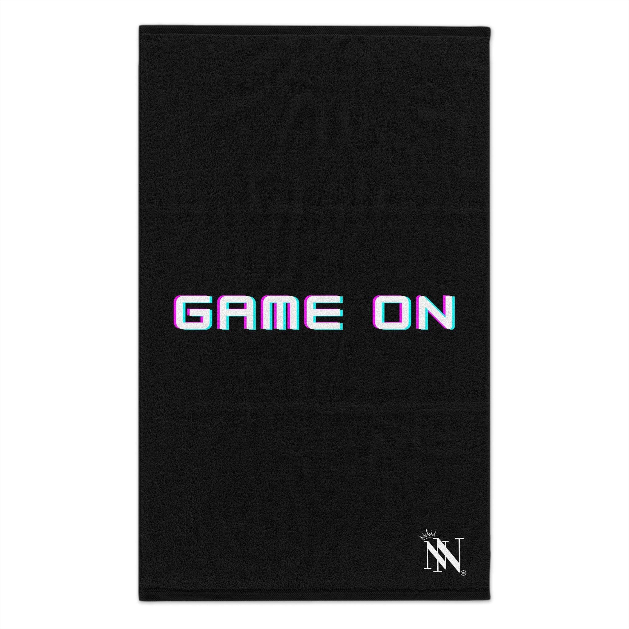 Game On Black Mix & Match Soft Sex Towels | Flirty Lovers’ Gifts