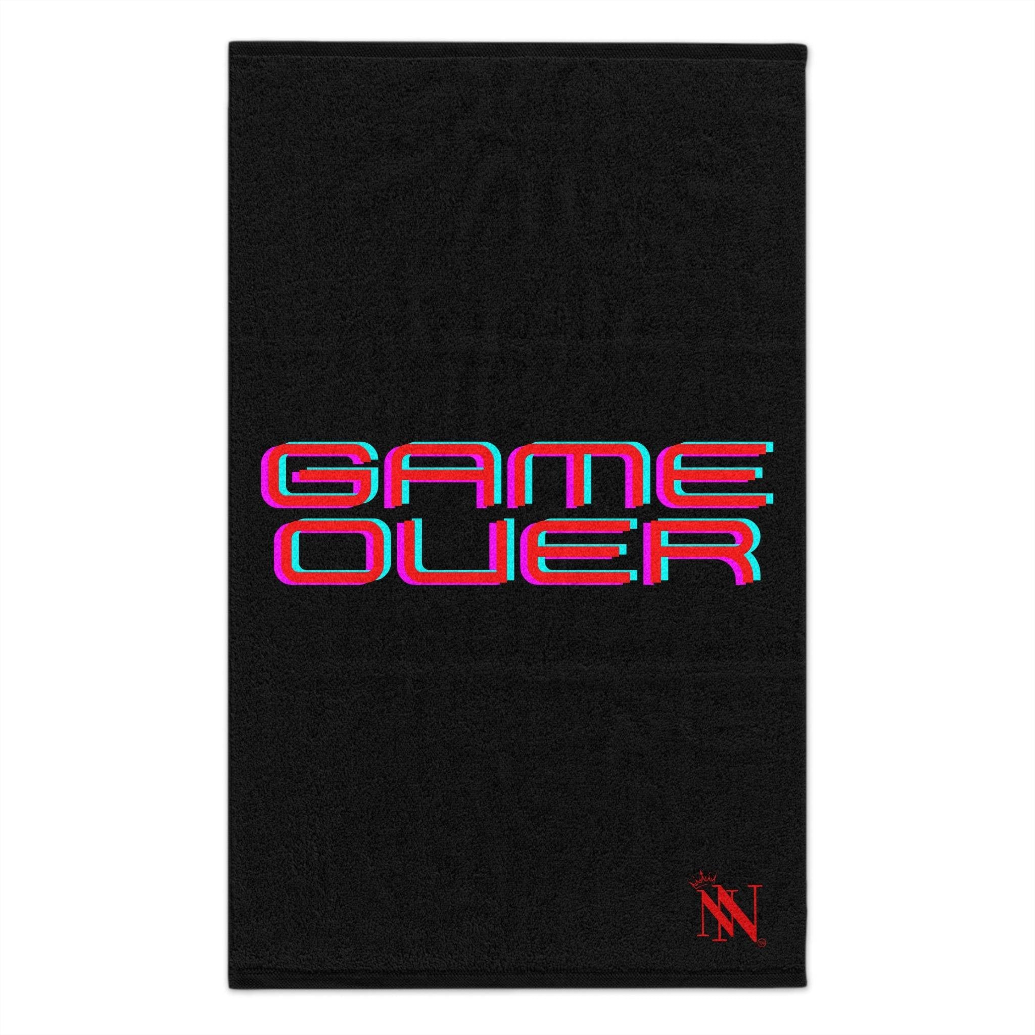 Game Over Black Mix & Match Soft Sex Towels | Flirty Lovers’ Gifts